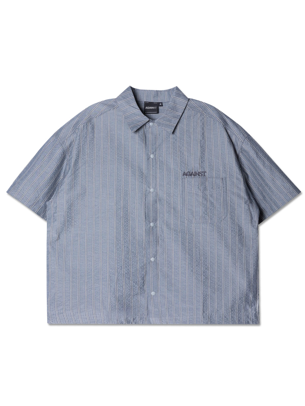 STRIPE STANDARD SHIRT GREY