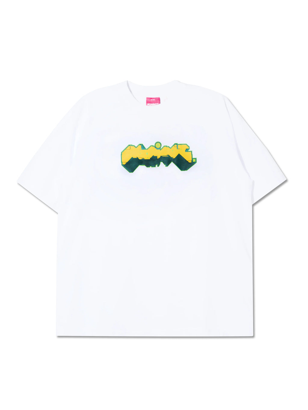 GRAFFITI SPELLOUT TEE WHITE
