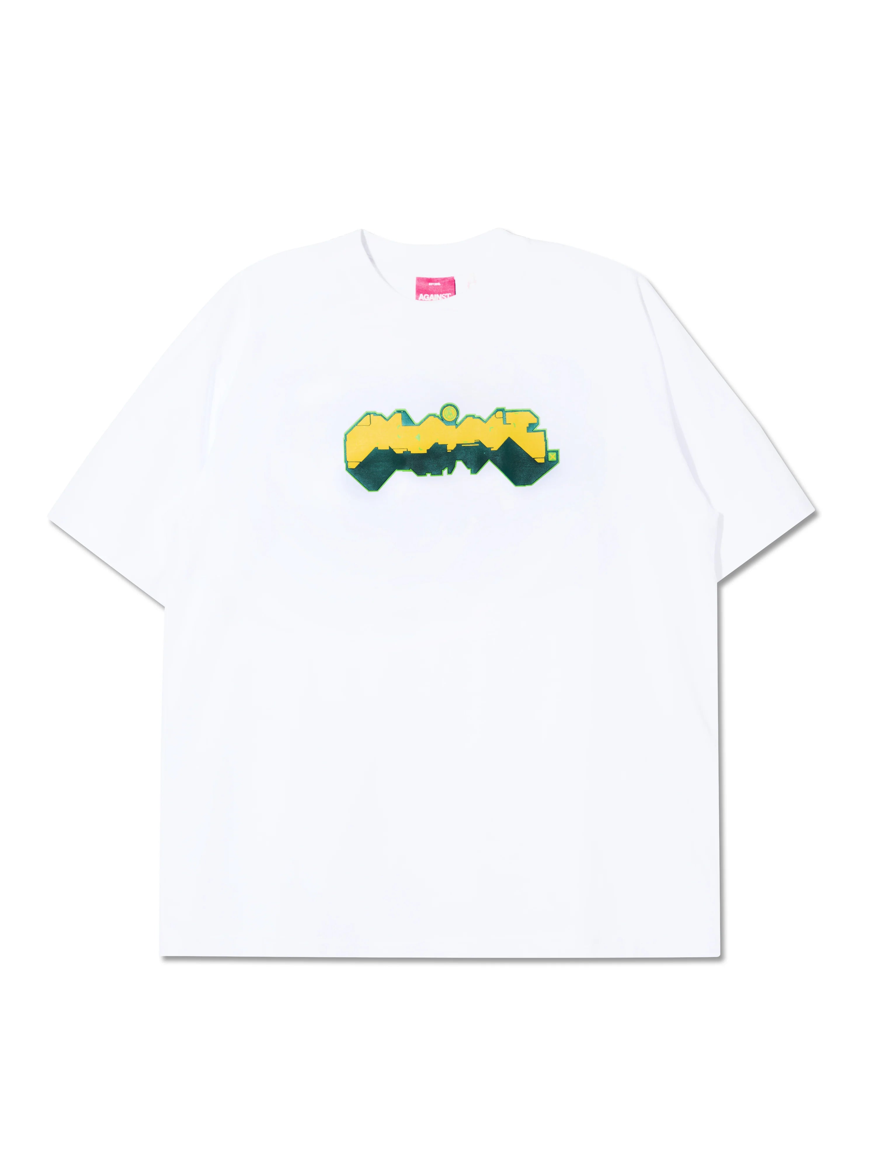 GRAFFITI SPELLOUT TEE WHITE