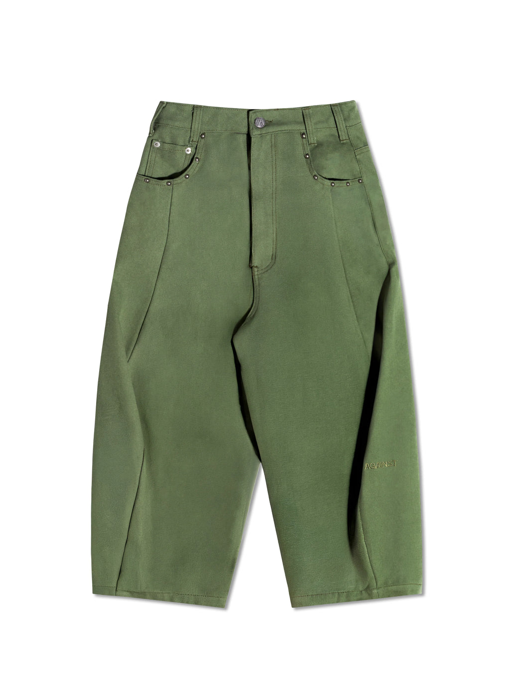 STUDDED YANKII PANTS GREEN