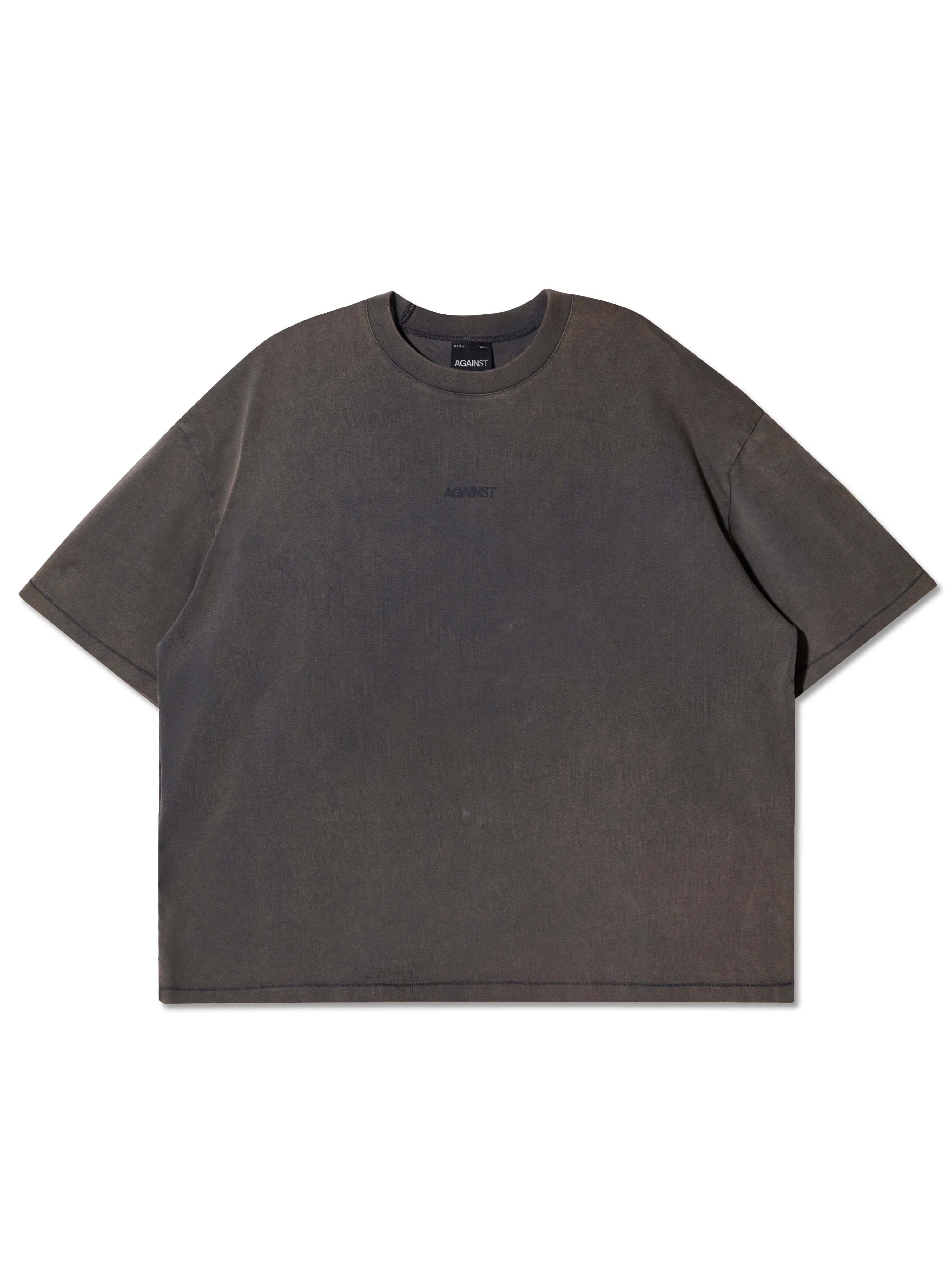 SINGLE STITCH WASHED CROPPED TEE CONCRETE