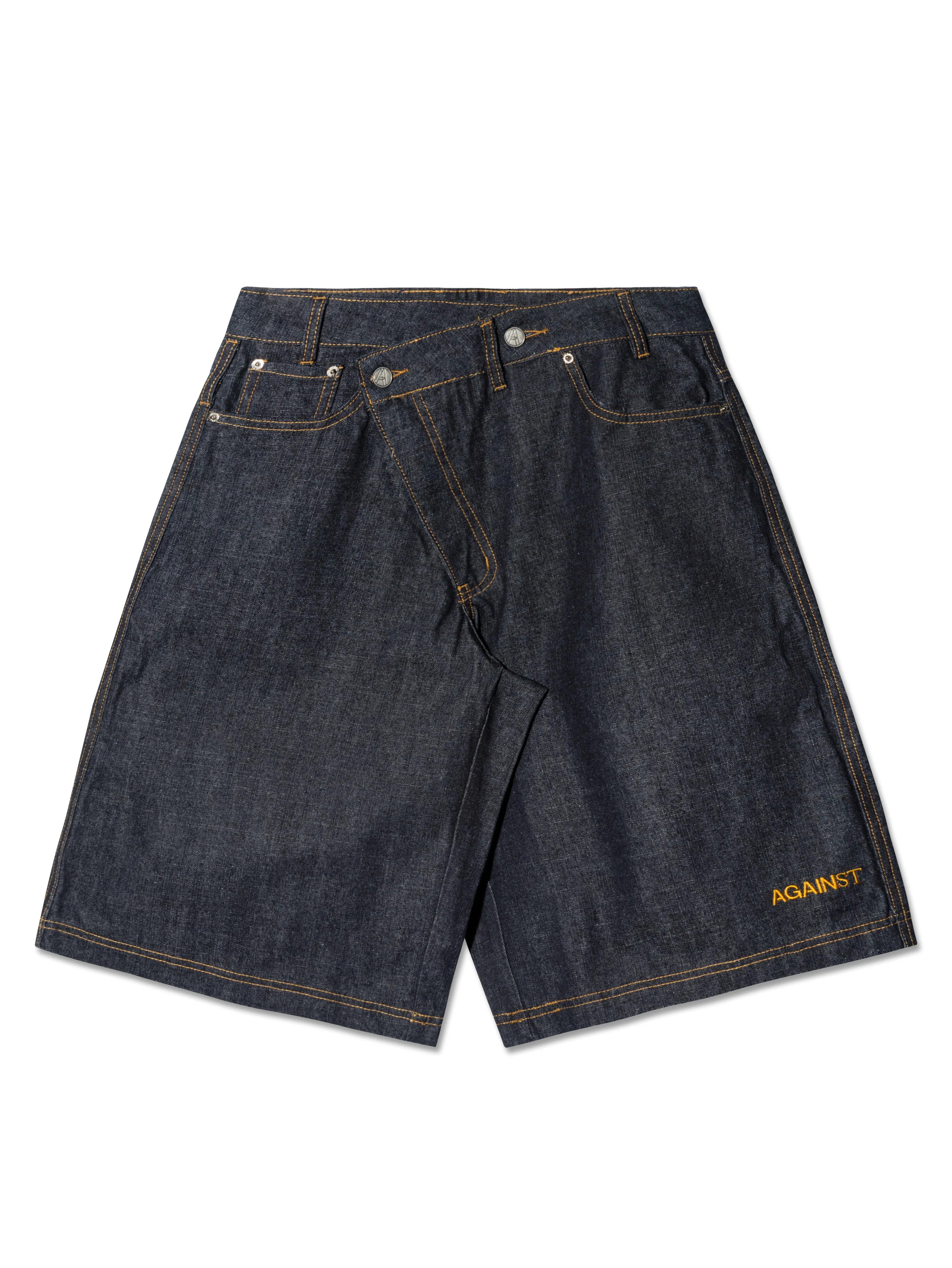 OVERLAP RAW SHORTS
