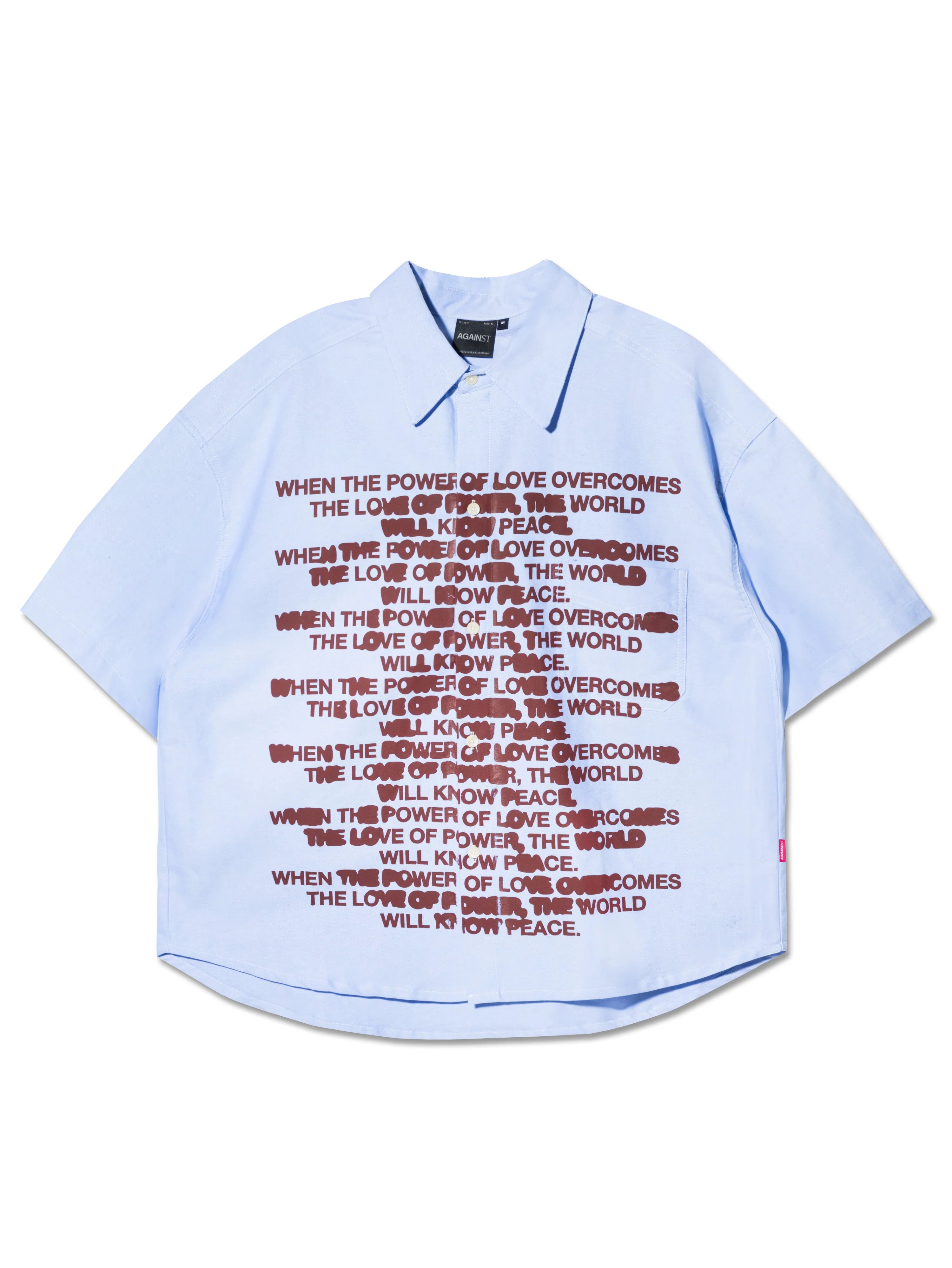 QUOTE CHAPO SHIRT LIGHT BLUE