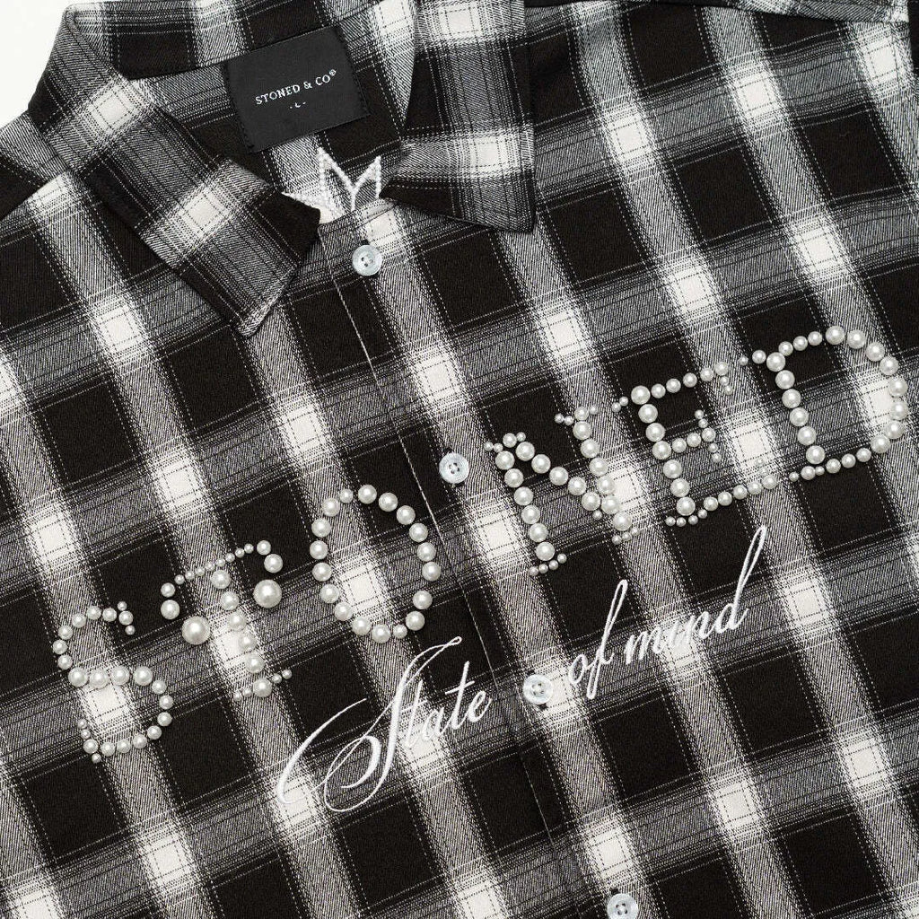 BLESSED 26 : PEARL FLANNEL BLACK