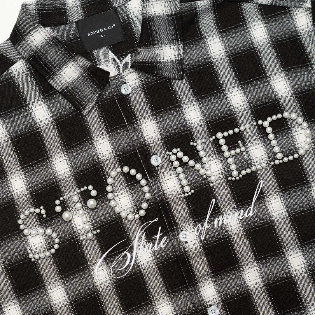 BLESSED 26 : PEARL FLANNEL BLACK
