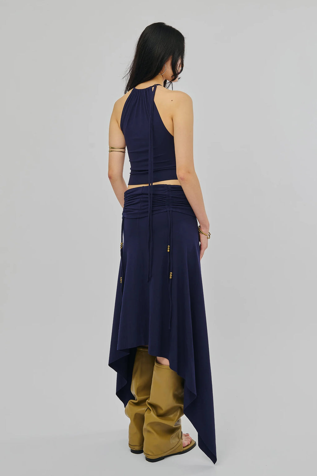 REVERENT MAXI SKIRT NAVY