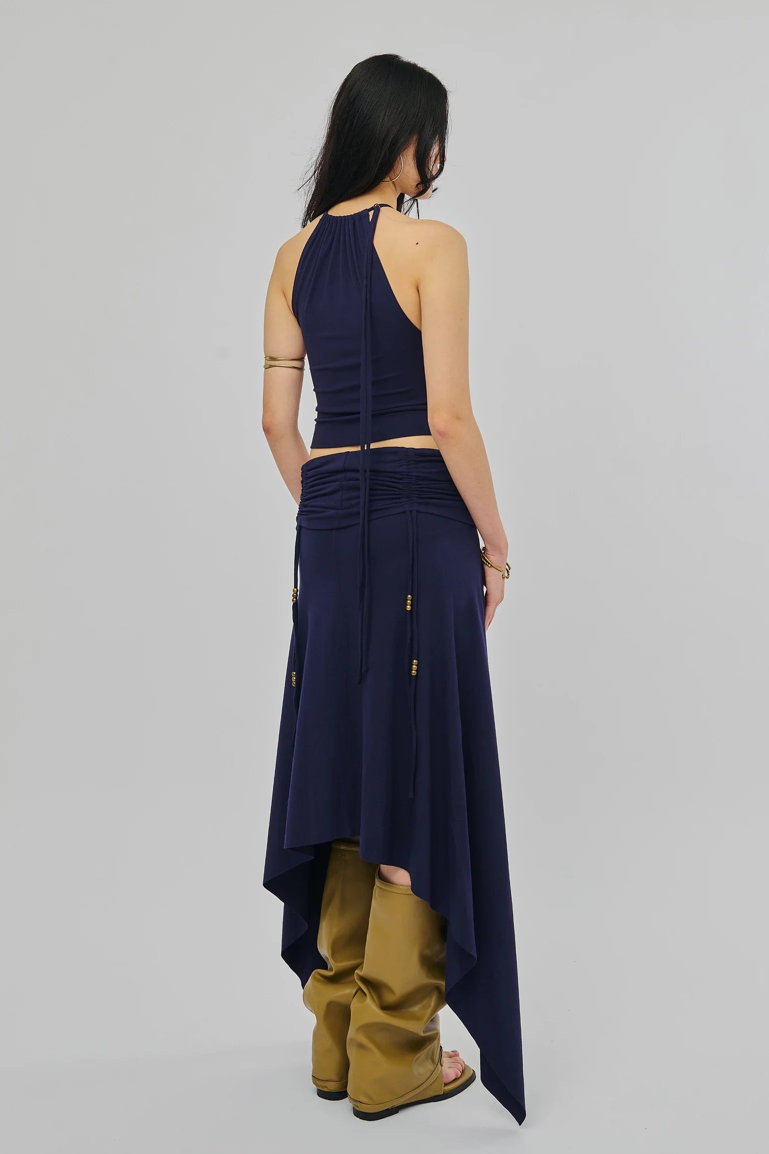REVERENT MAXI SKIRT NAVY