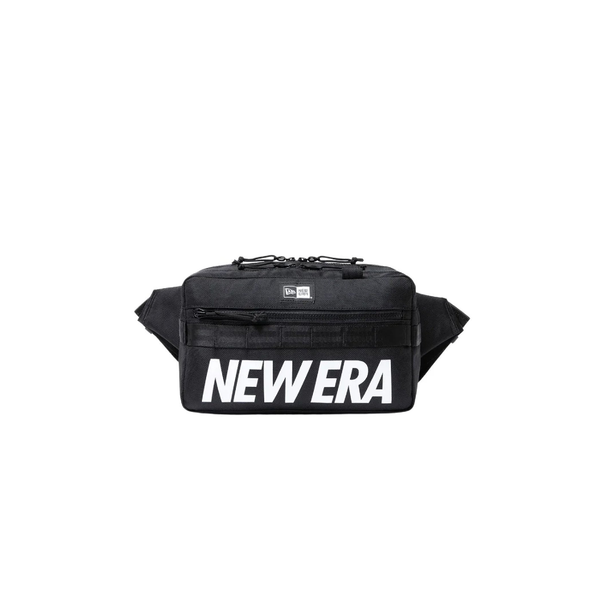 LOGO SQUARE BLACK WAIST BAG