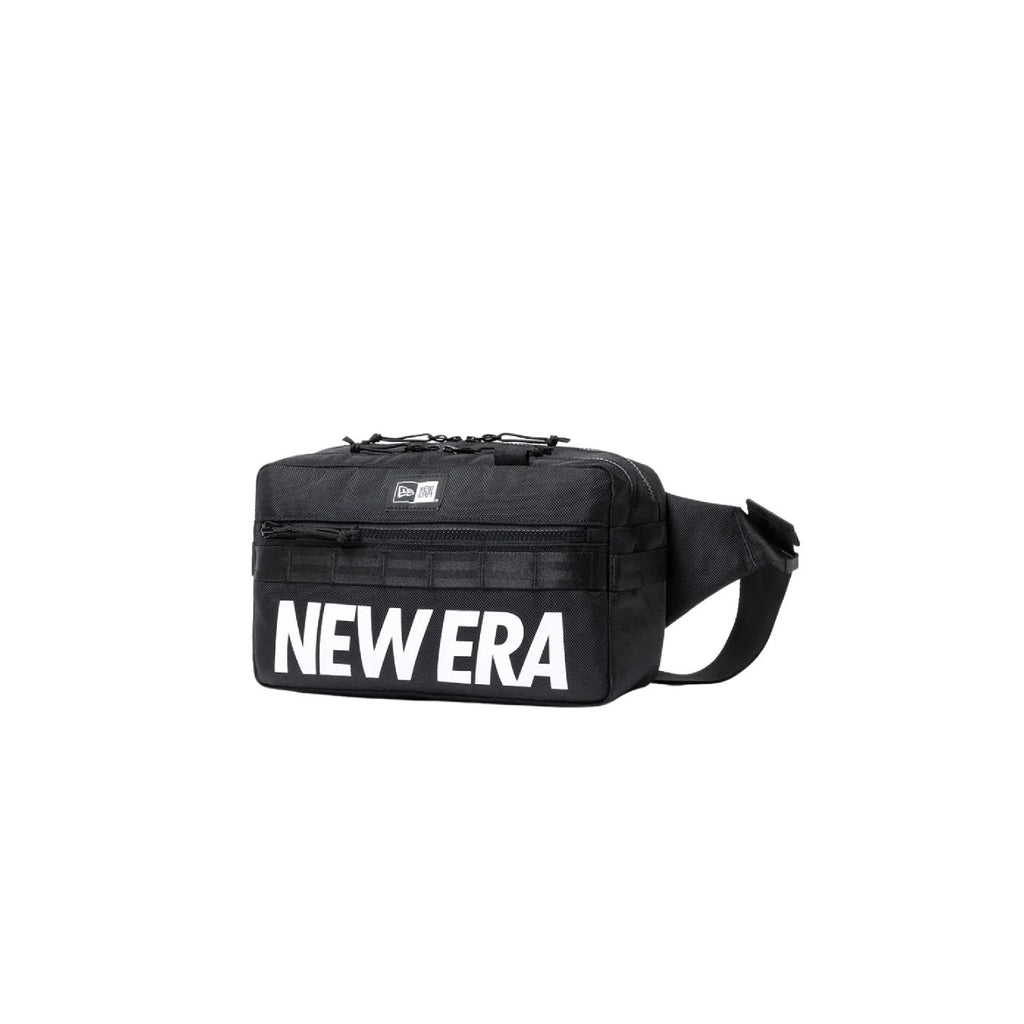 LOGO SQUARE BLACK WAIST BAG