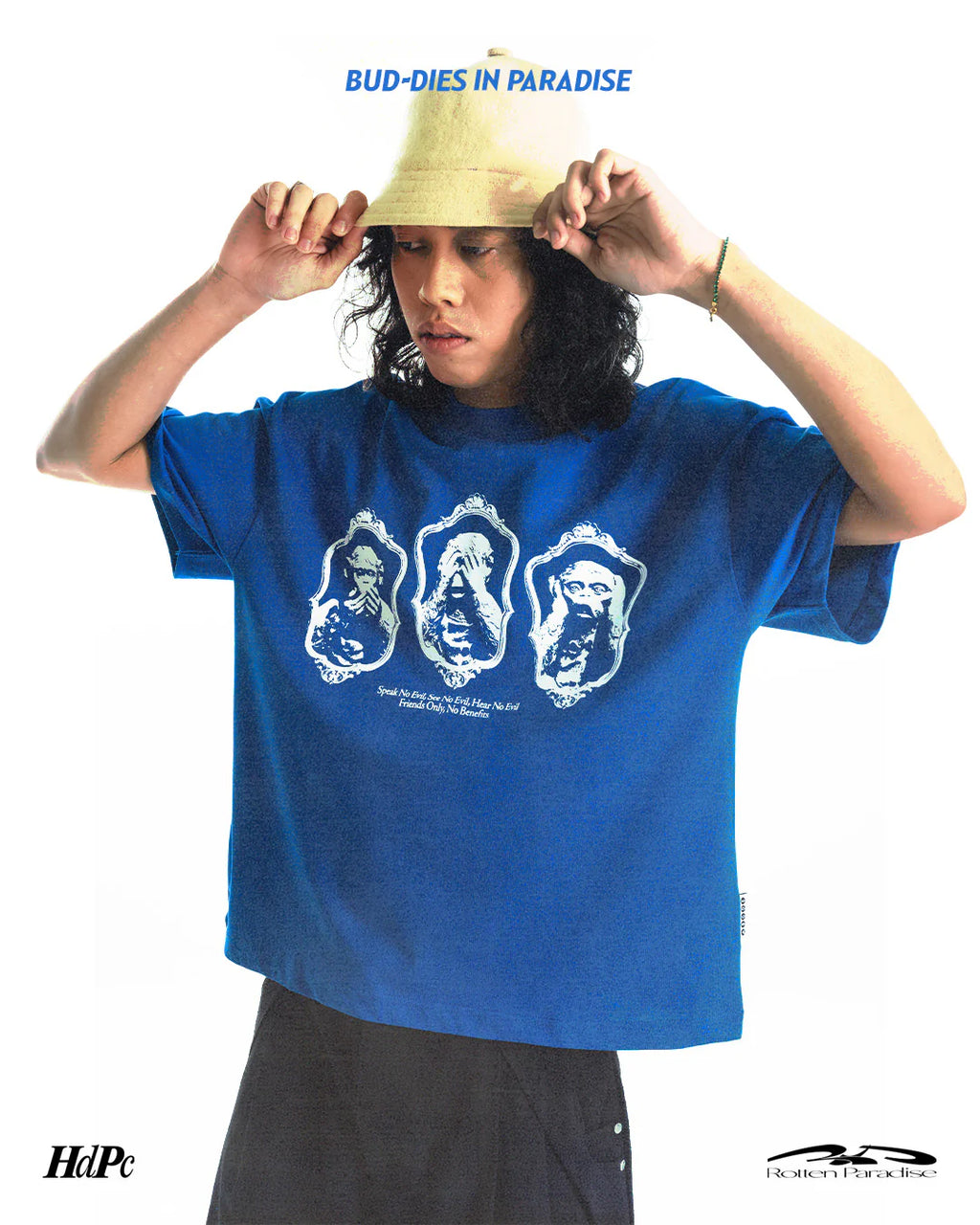 THREE WISE MONKEYS TEE