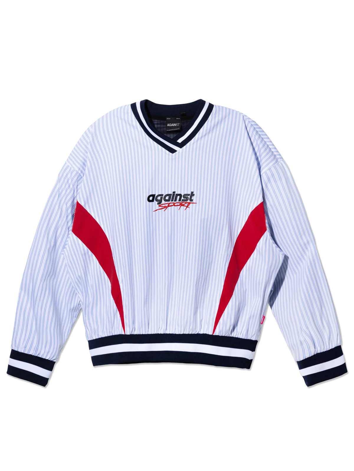 SPORT STRIPE TOP WHITE