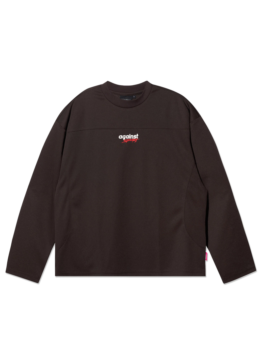 SPORT MESH L/S JERSEY BROWN