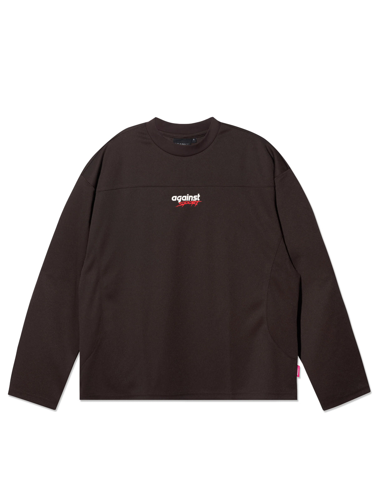 SPORT MESH L/S JERSEY BROWN