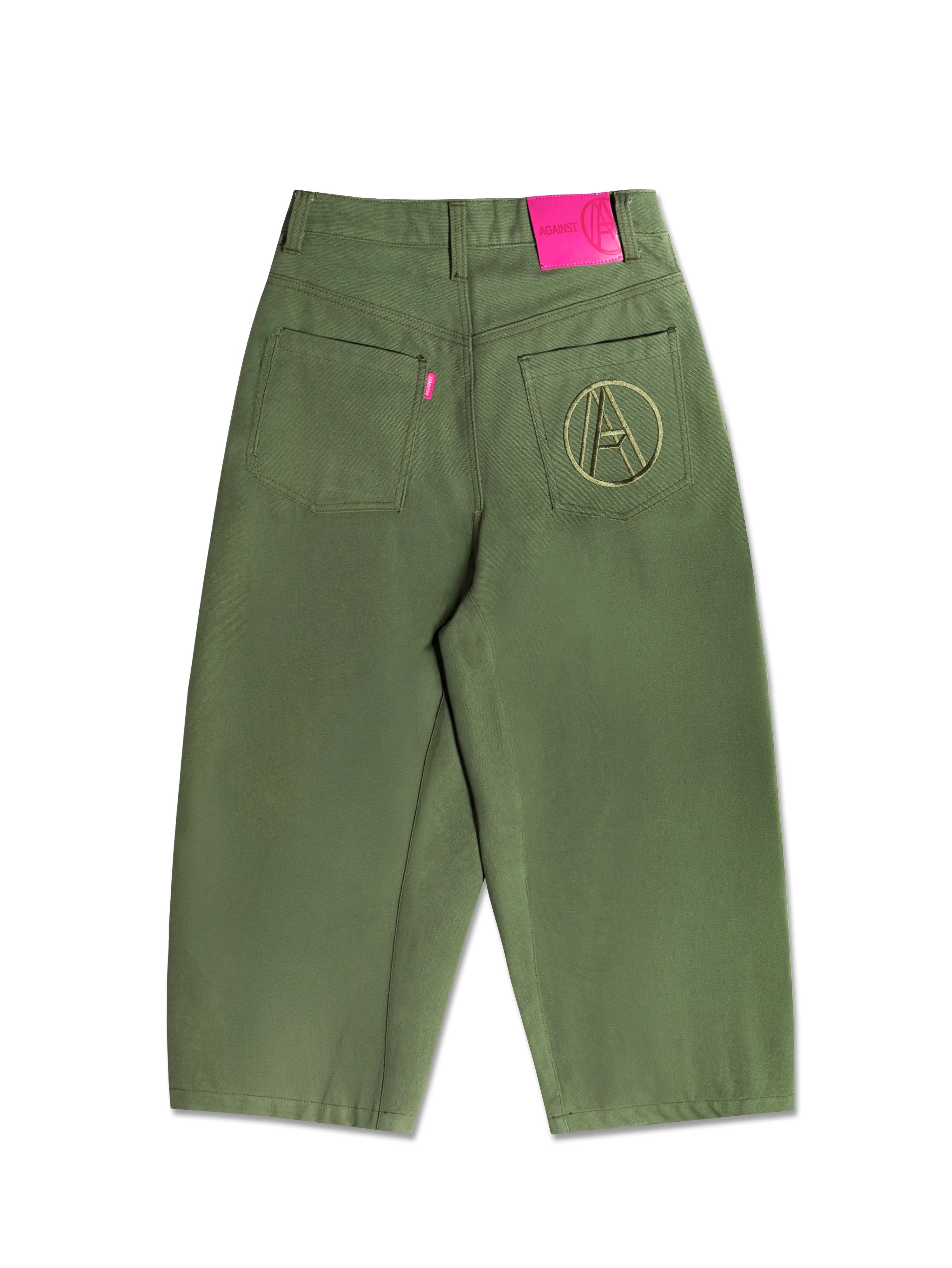 STUDDED YANKII PANTS GREEN