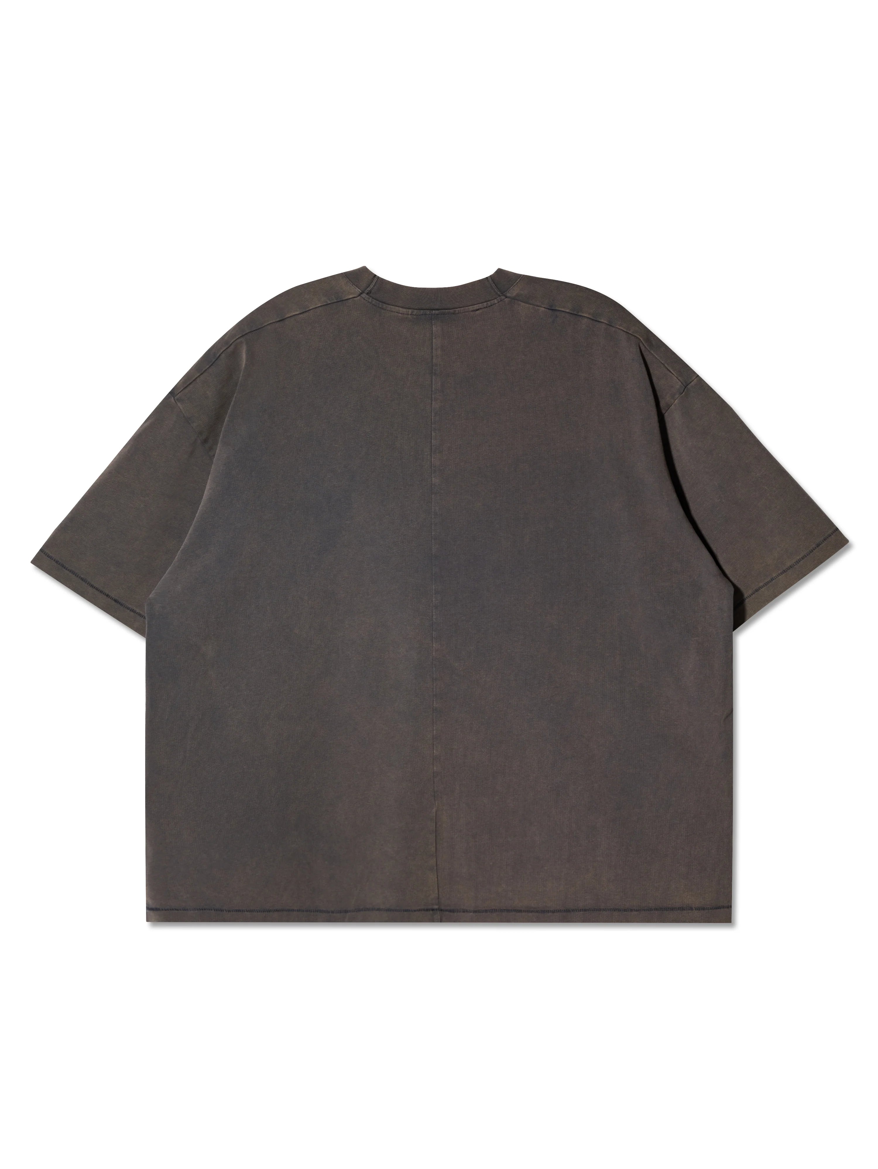 SINGLE STITCH WASHED CROPPED TEE CONCRETE