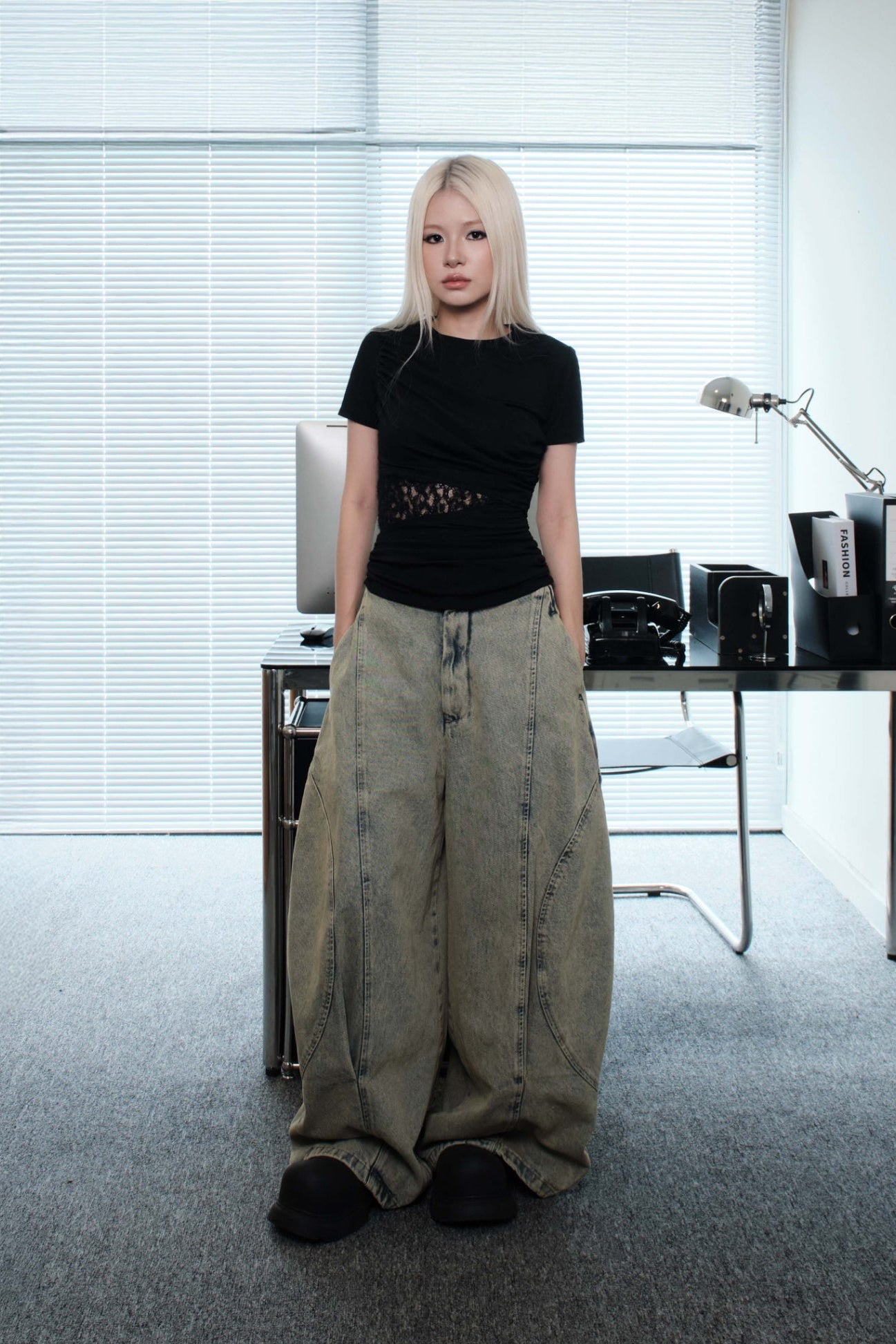 Bunnyhill Rae Lace Panel Top