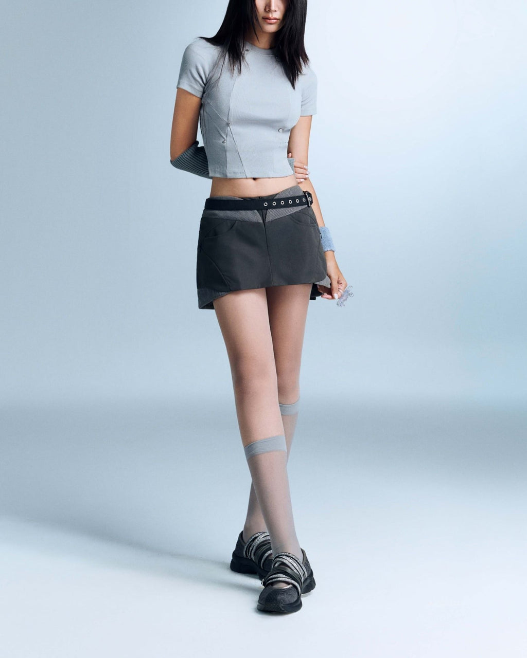 PERSEA TOP (BLUE GREY)
