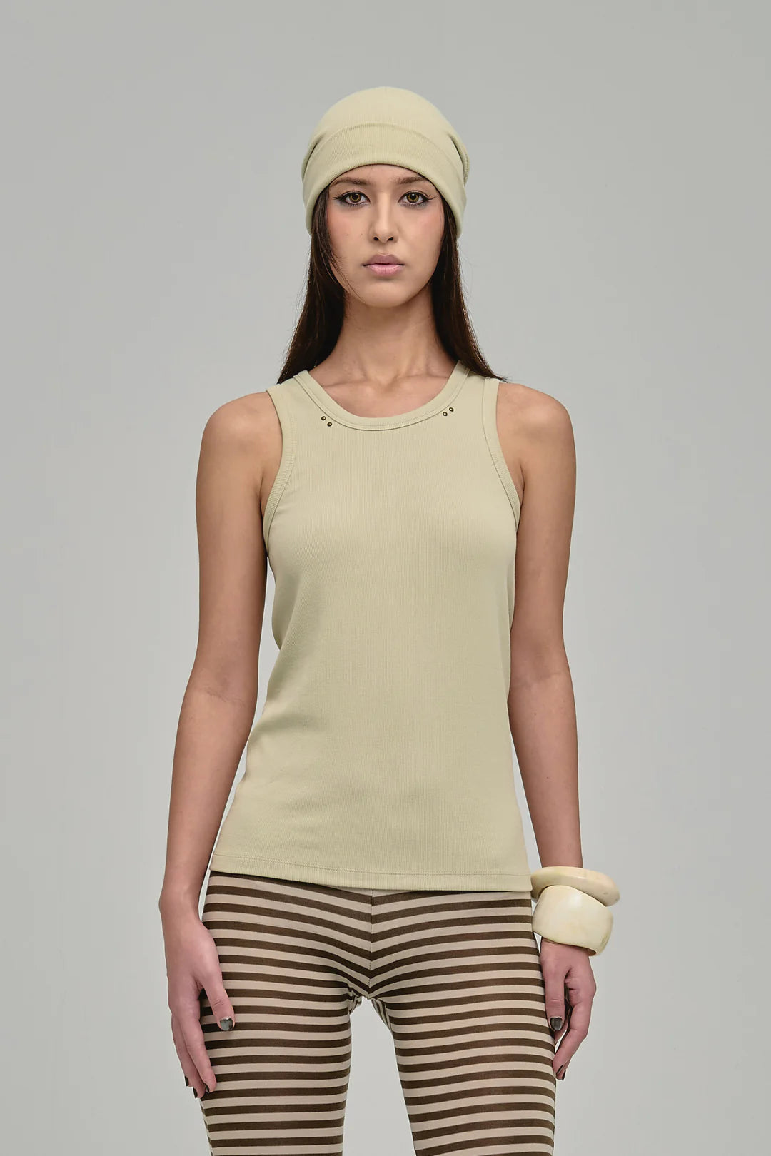 PIERCE TANK BEIGE