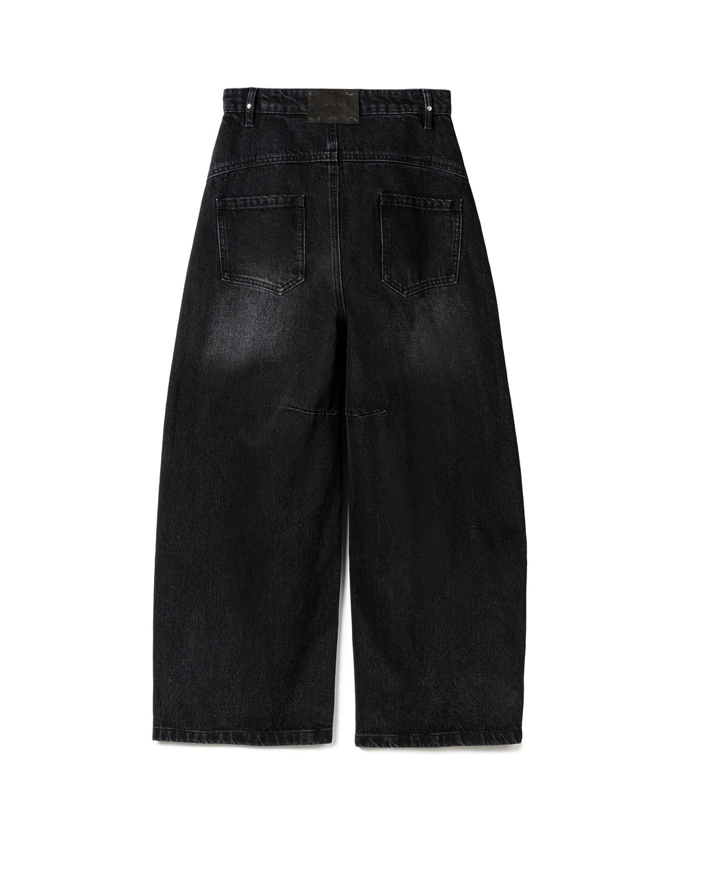 RELAXED CURVED SEAM JEANS BLACK