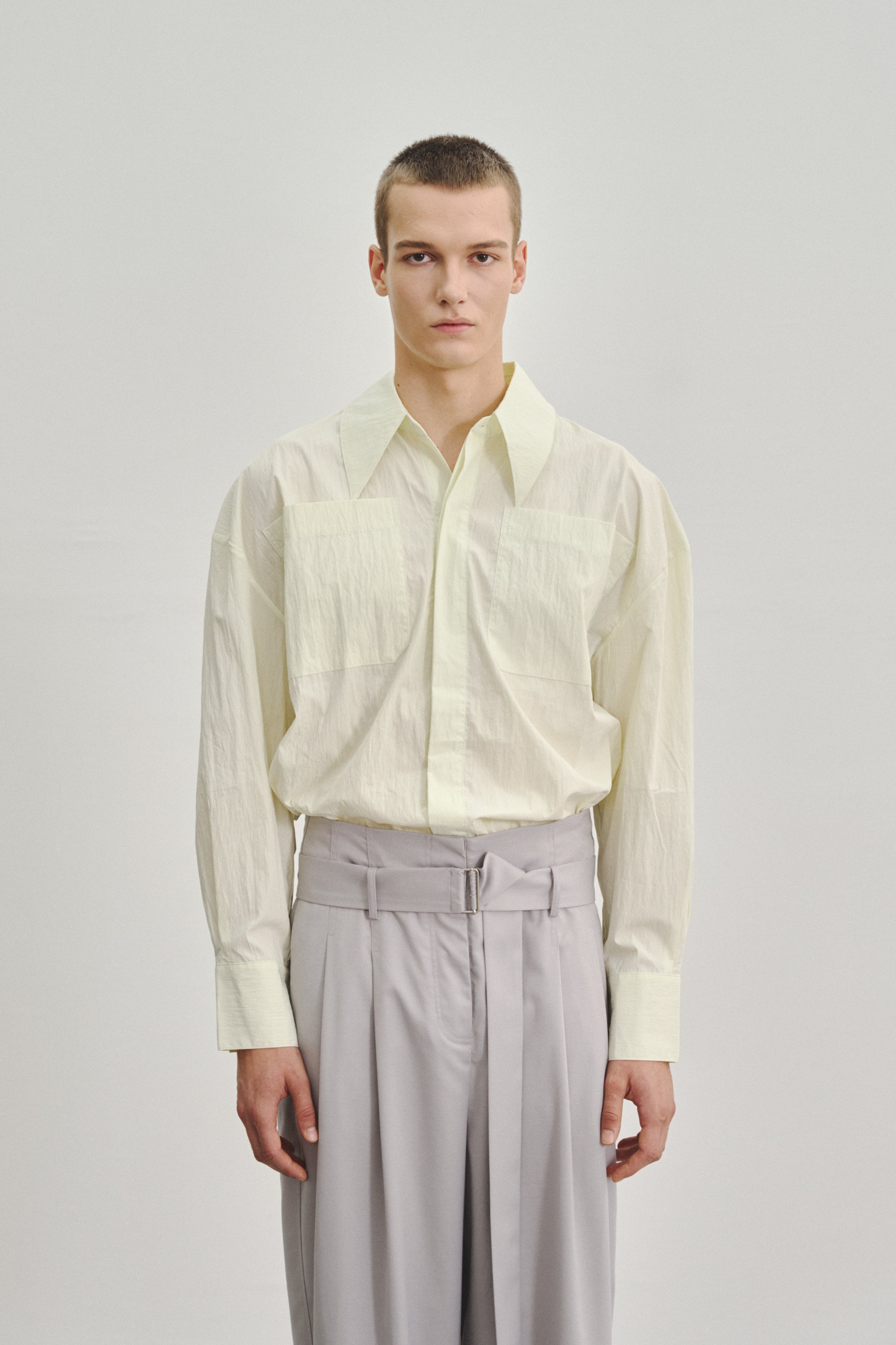 "JONA" OVERSIZED SHIRT GREY