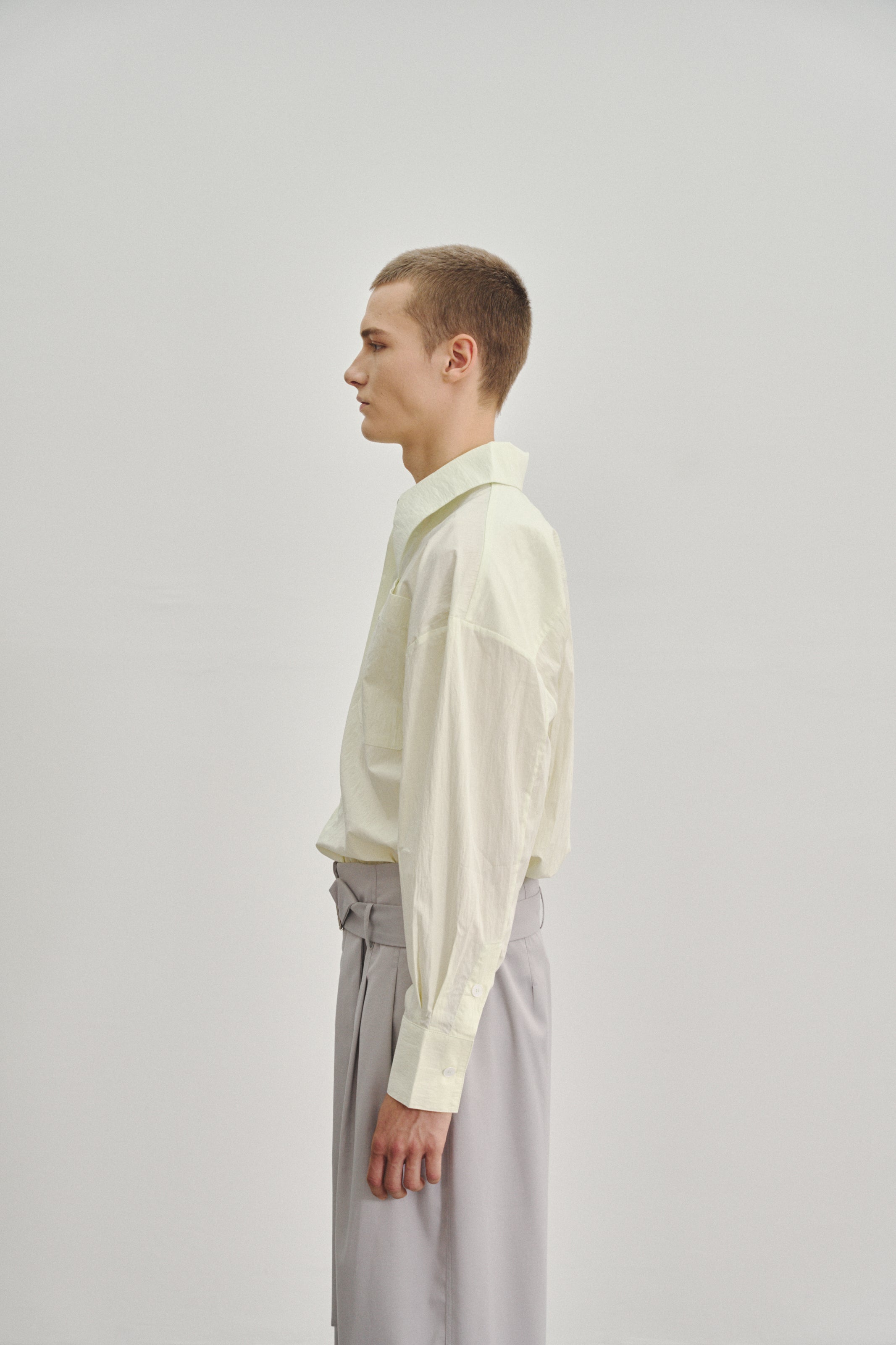 "JONA" OVERSIZED SHIRT HONEYDEW