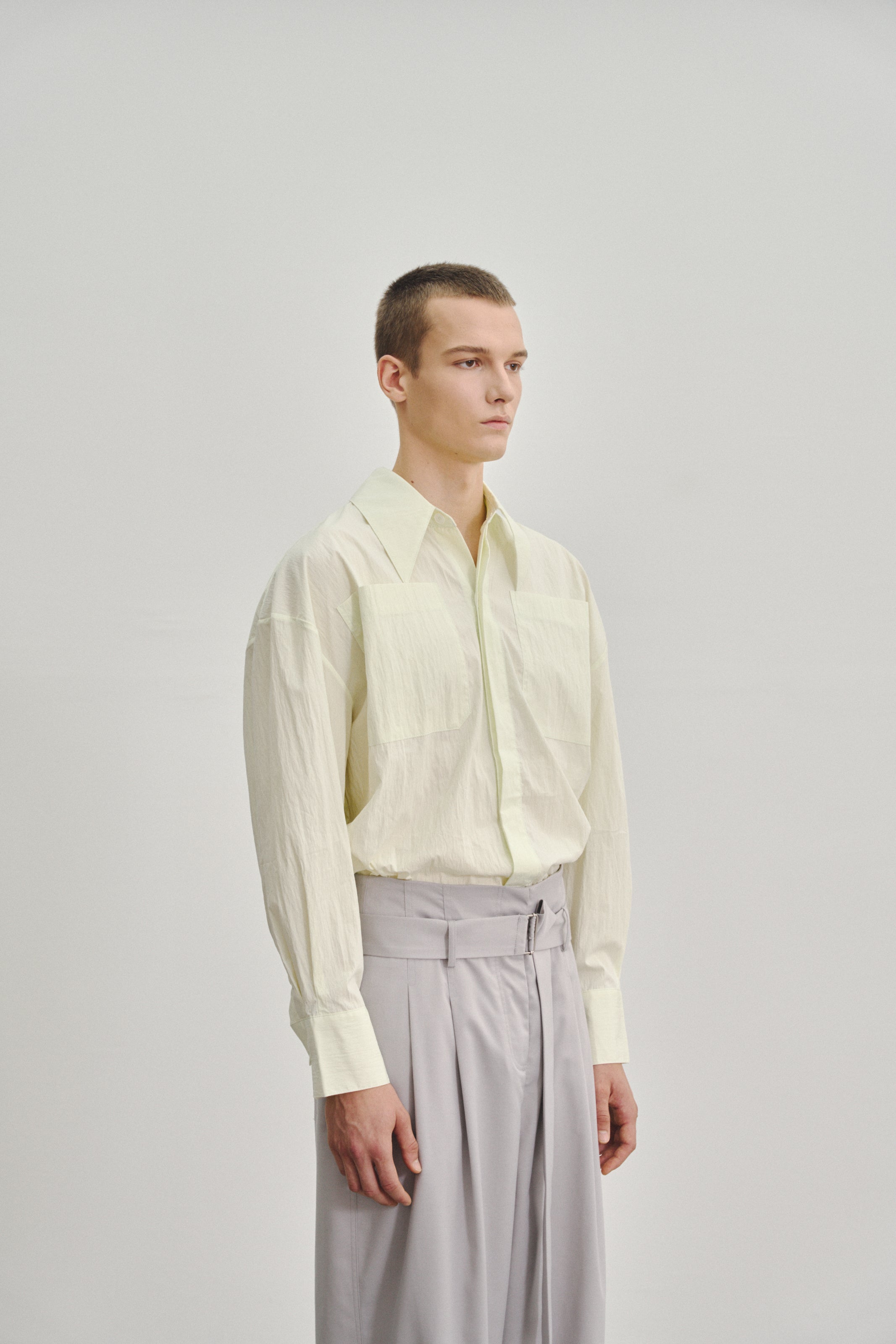 "JONA" OVERSIZED SHIRT GREY