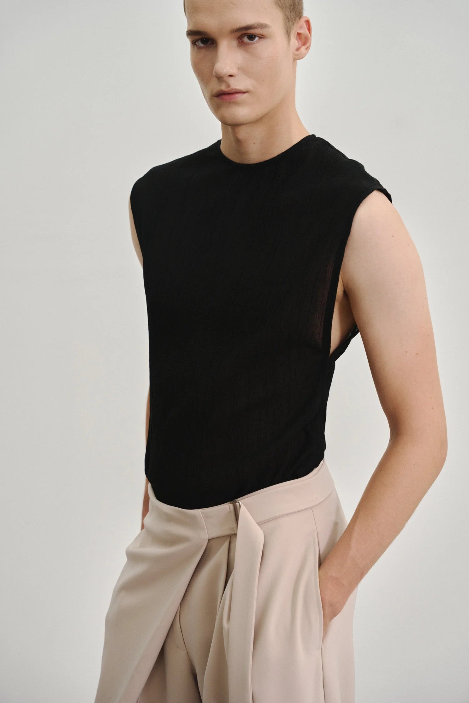 PEDRO TANK TOP BLACK