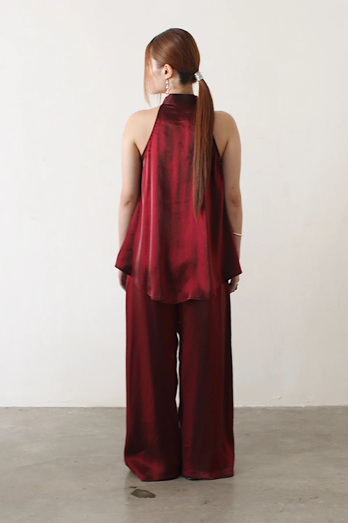 HALTER LUNA TOP - RED