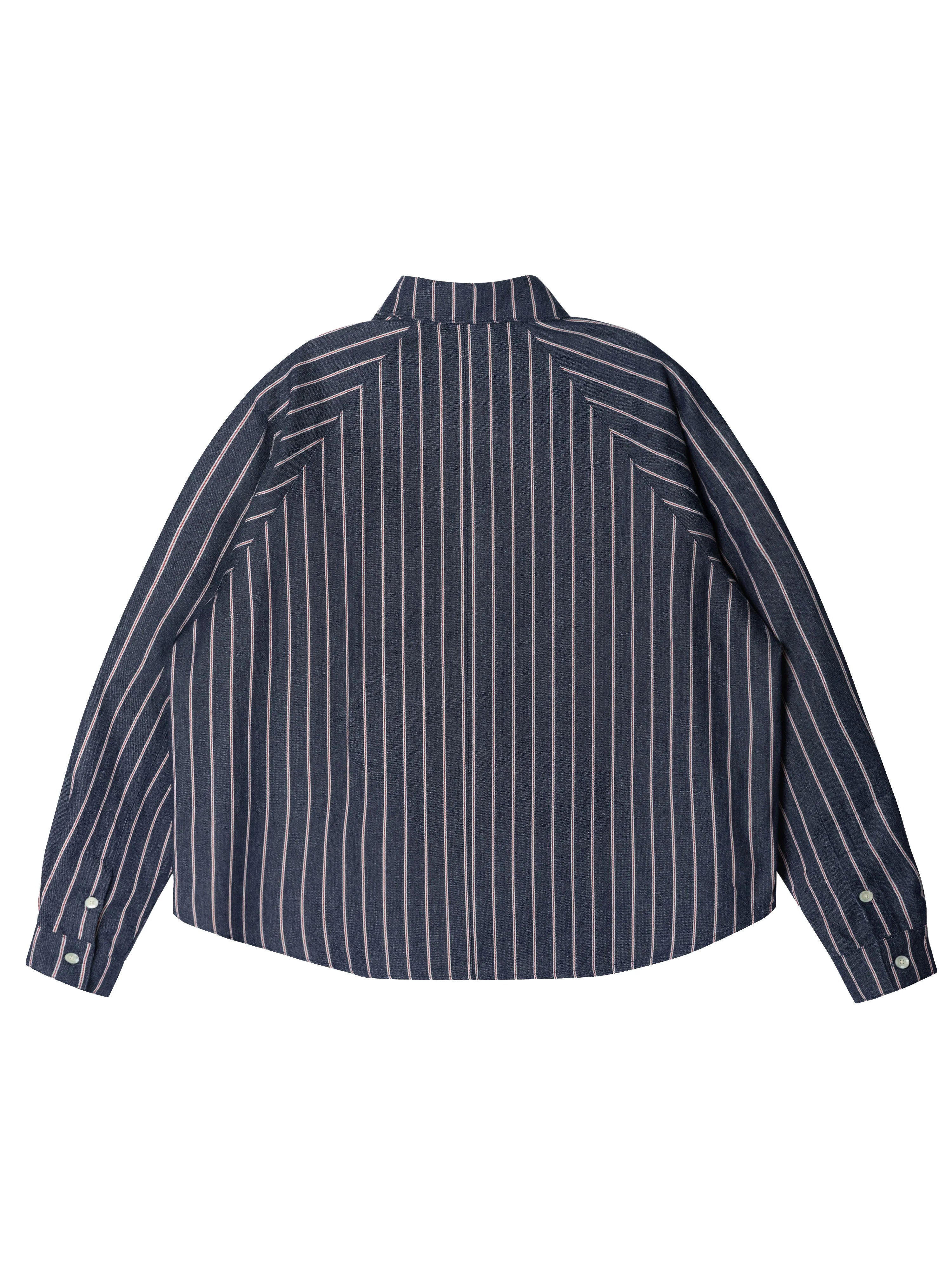 DENIM STRIPE L/S SHIRT