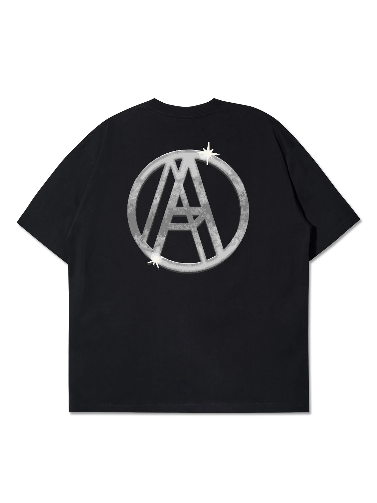 SHINE LOGO TEE BLACK