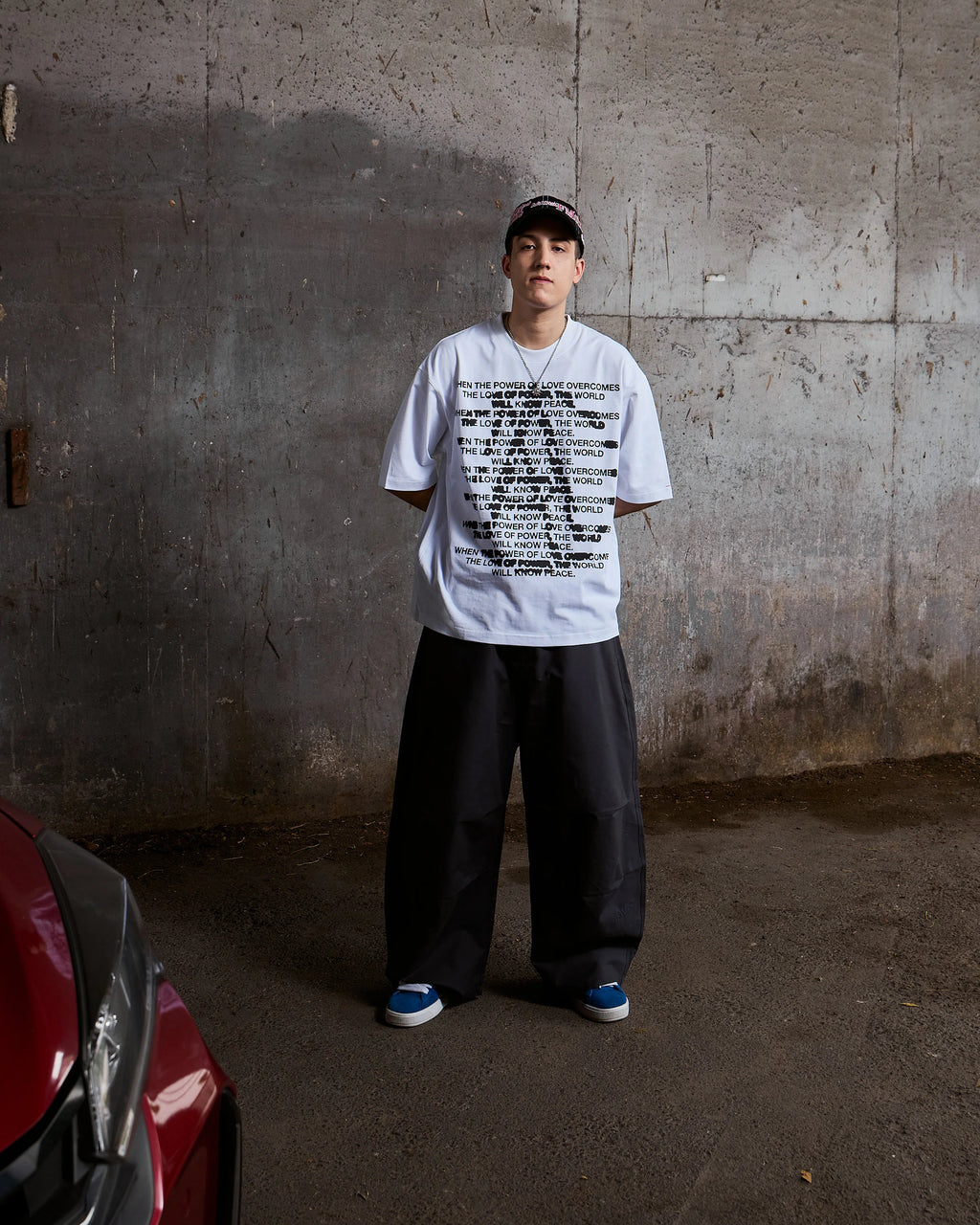 TWILL YANKII PANTS NAVY