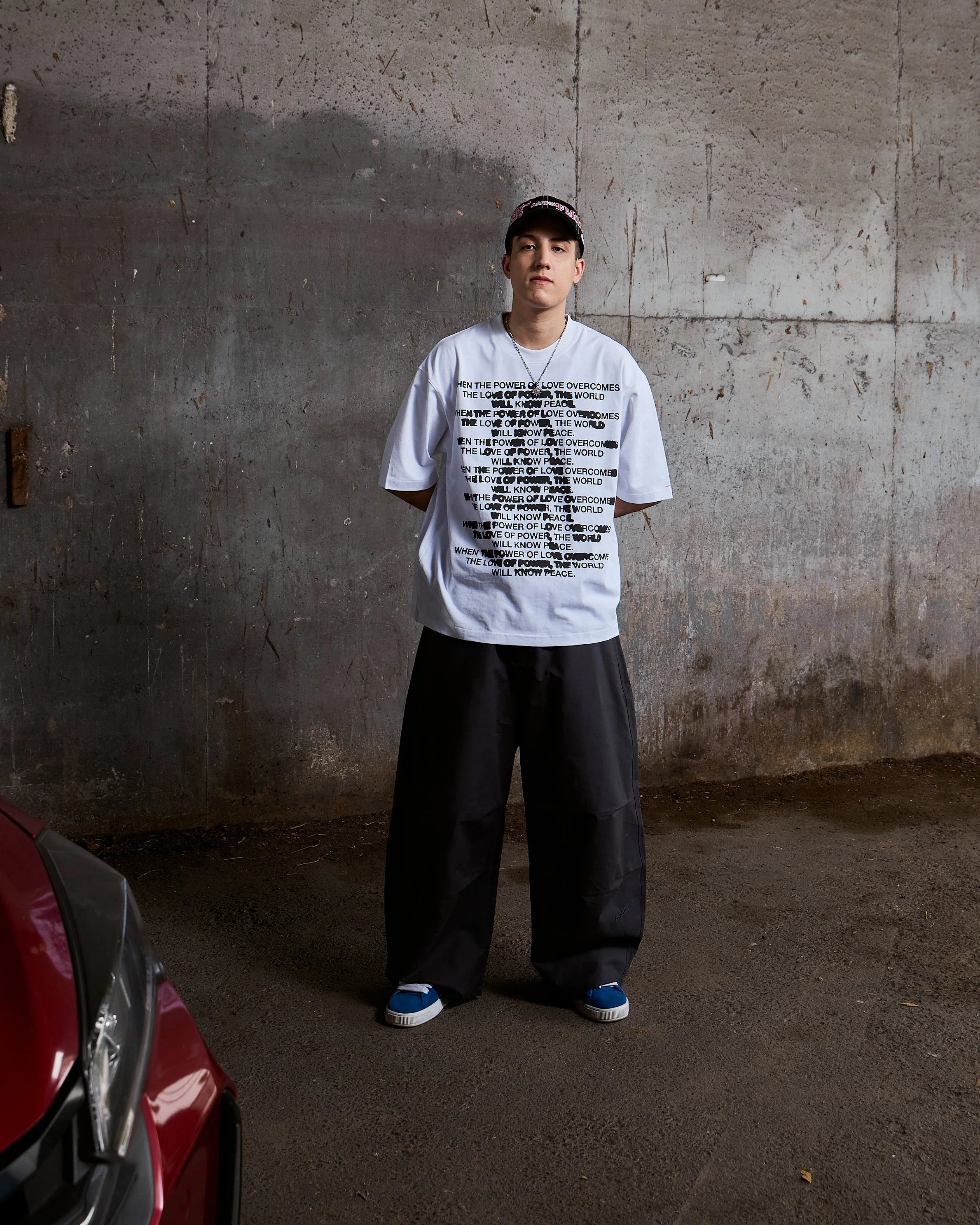 TWILL YANKII PANTS NAVY
