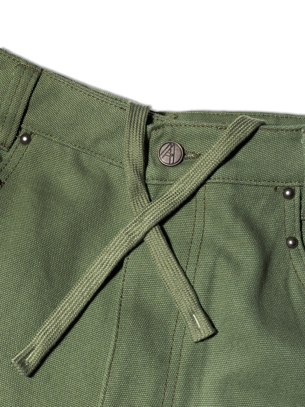 STUDDED YANKII PANTS GREEN