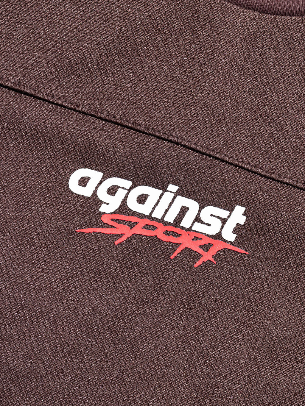 SPORT MESH L/S JERSEY BROWN