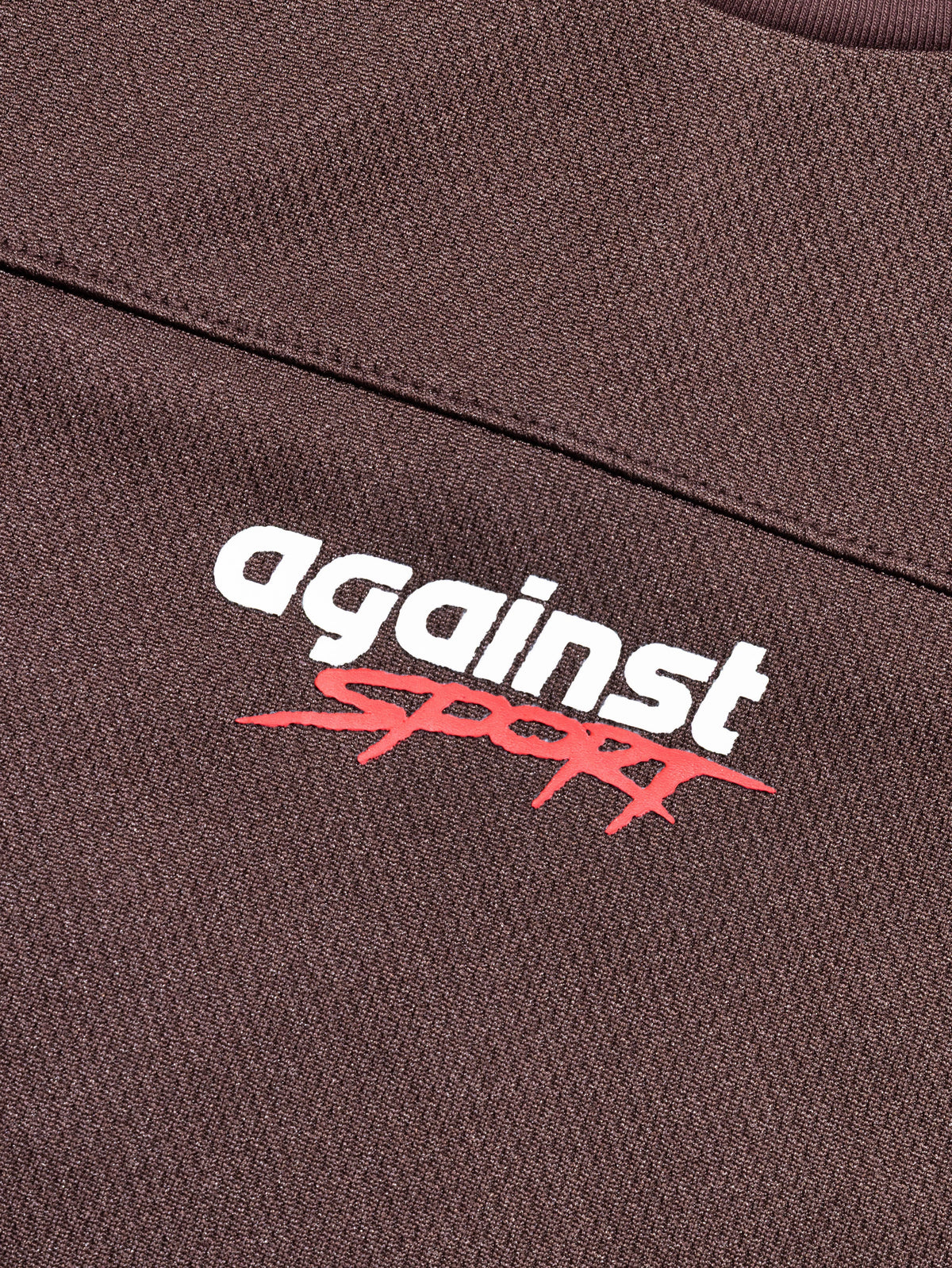 SPORT MESH L/S JERSEY BROWN
