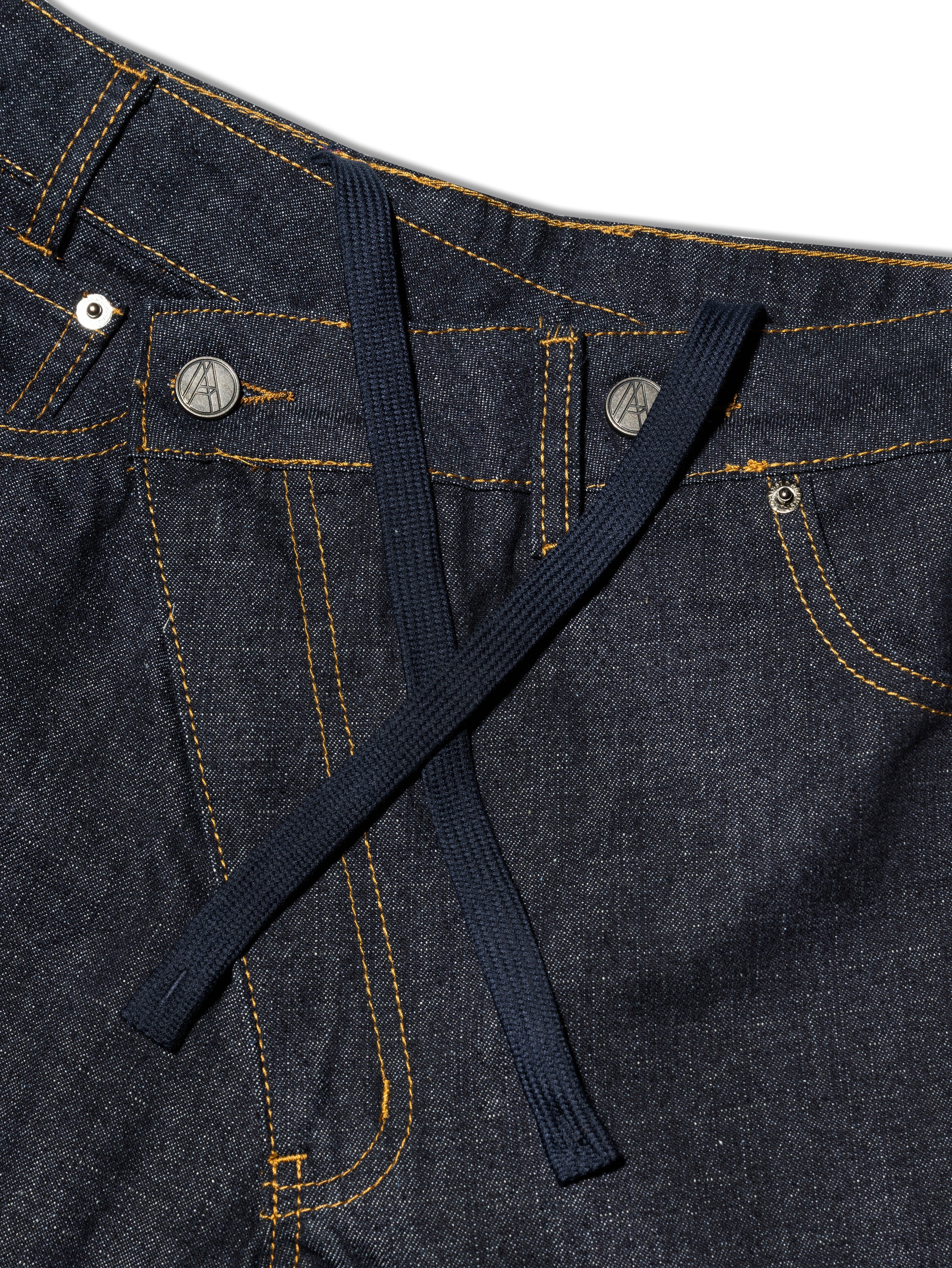 OVERLAP RAW SHORTS