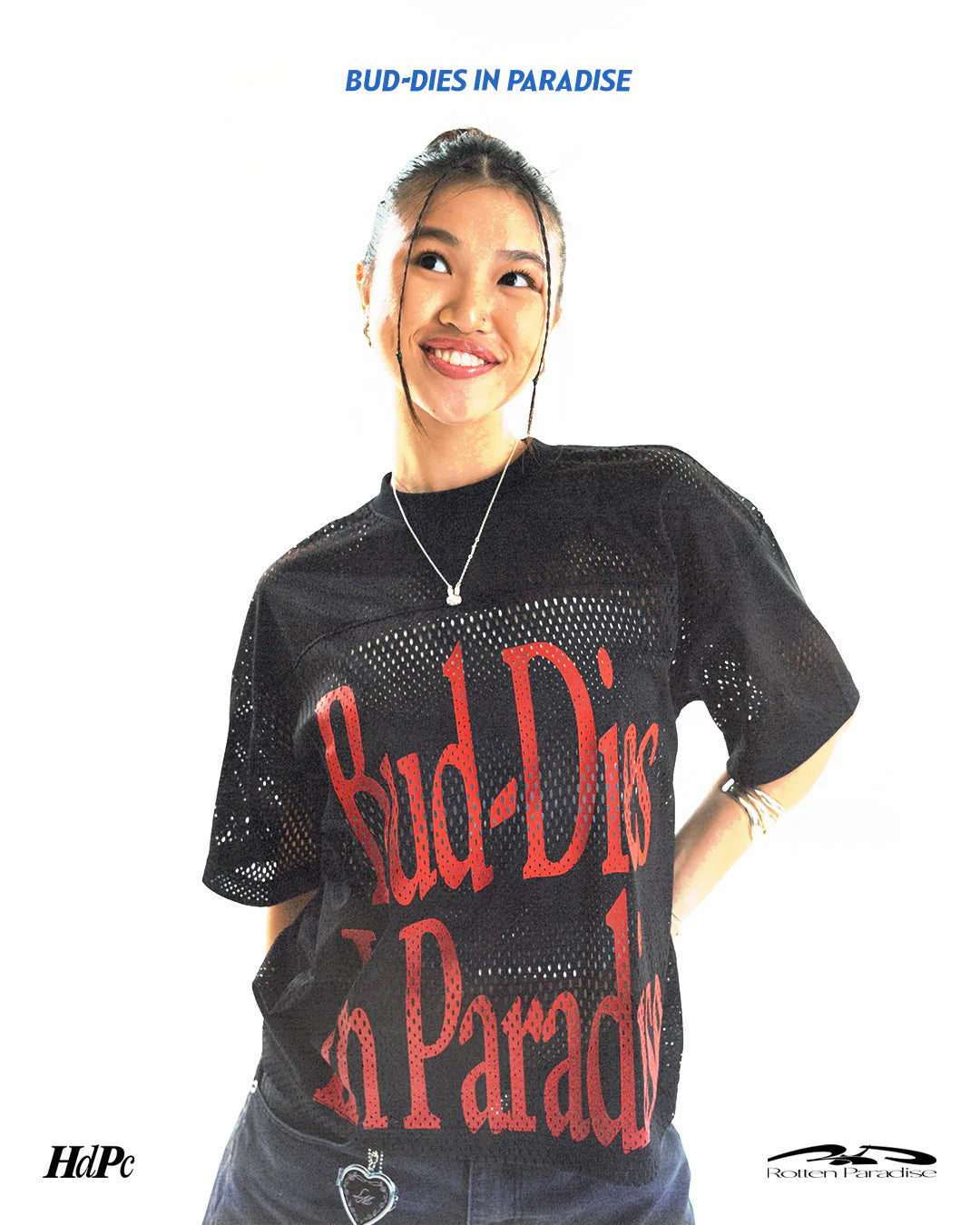 BUD-DIES IN PARADISE MESH JERSEY