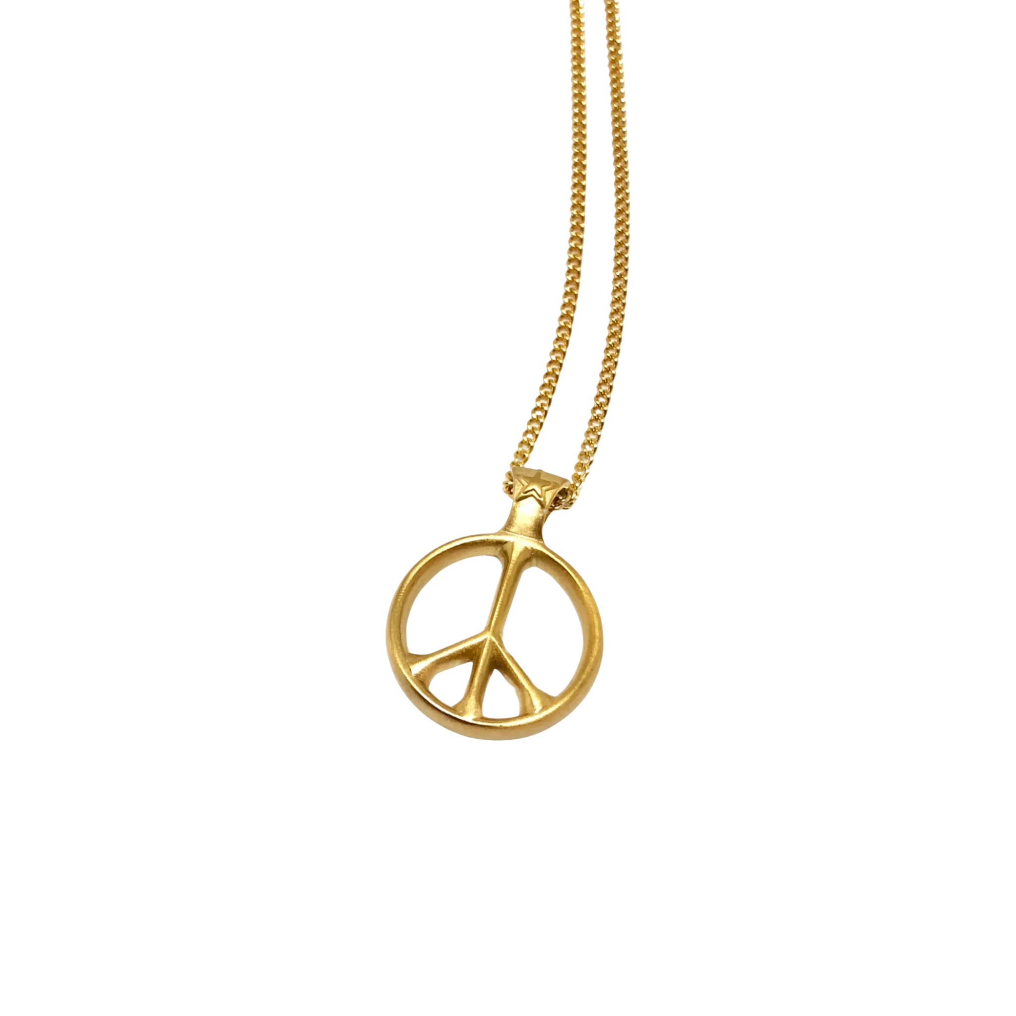 PEACE NECKLACE GOLD