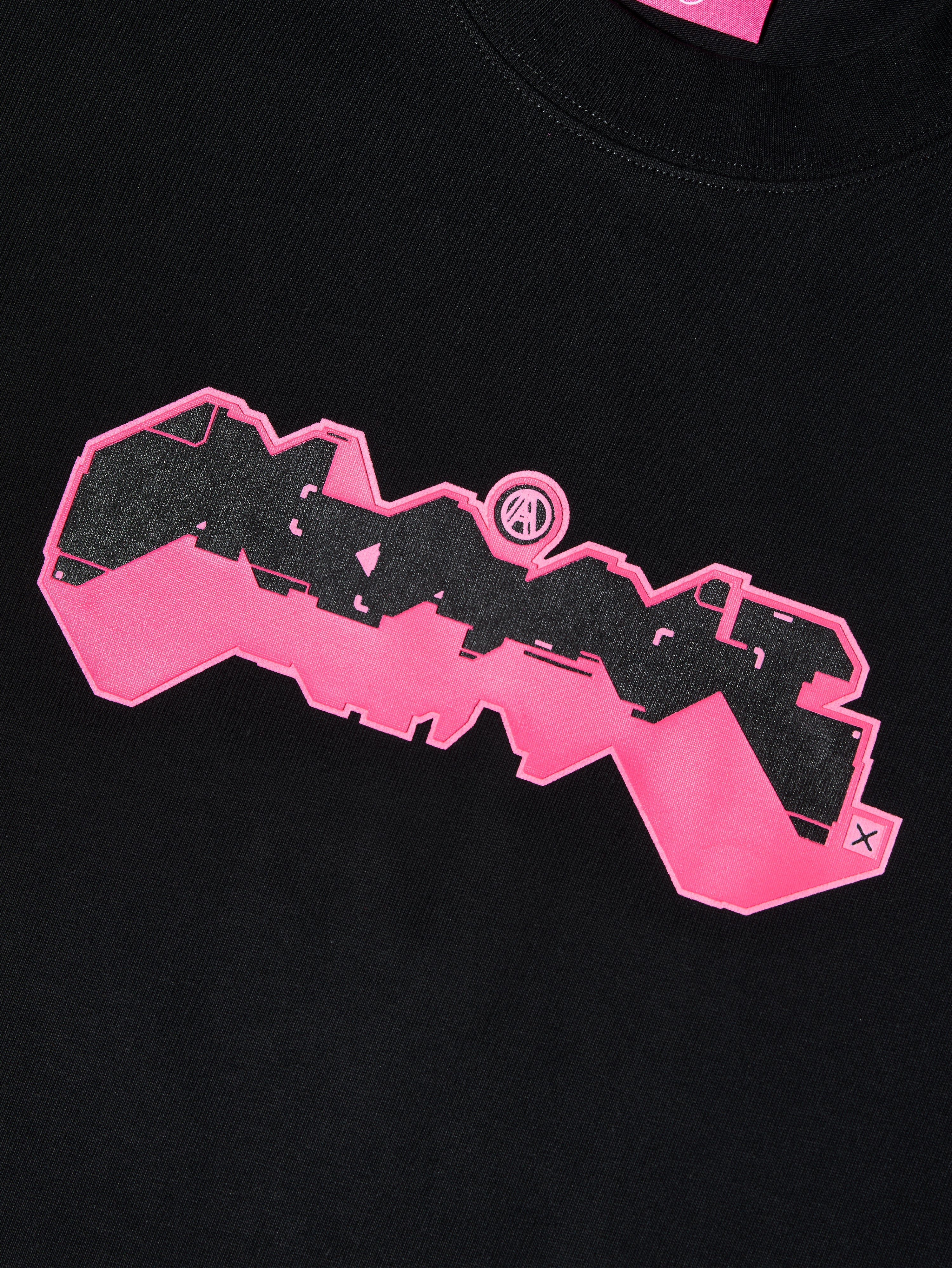 GRAFFITI SPELLOUT TEE BLACK