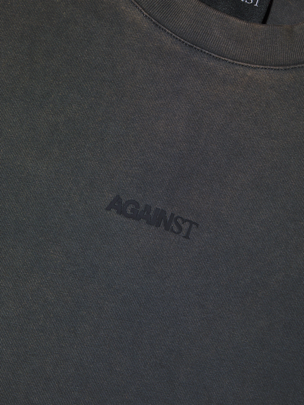 SINGLE STITCH WASHED CROPPED TEE CONCRETE