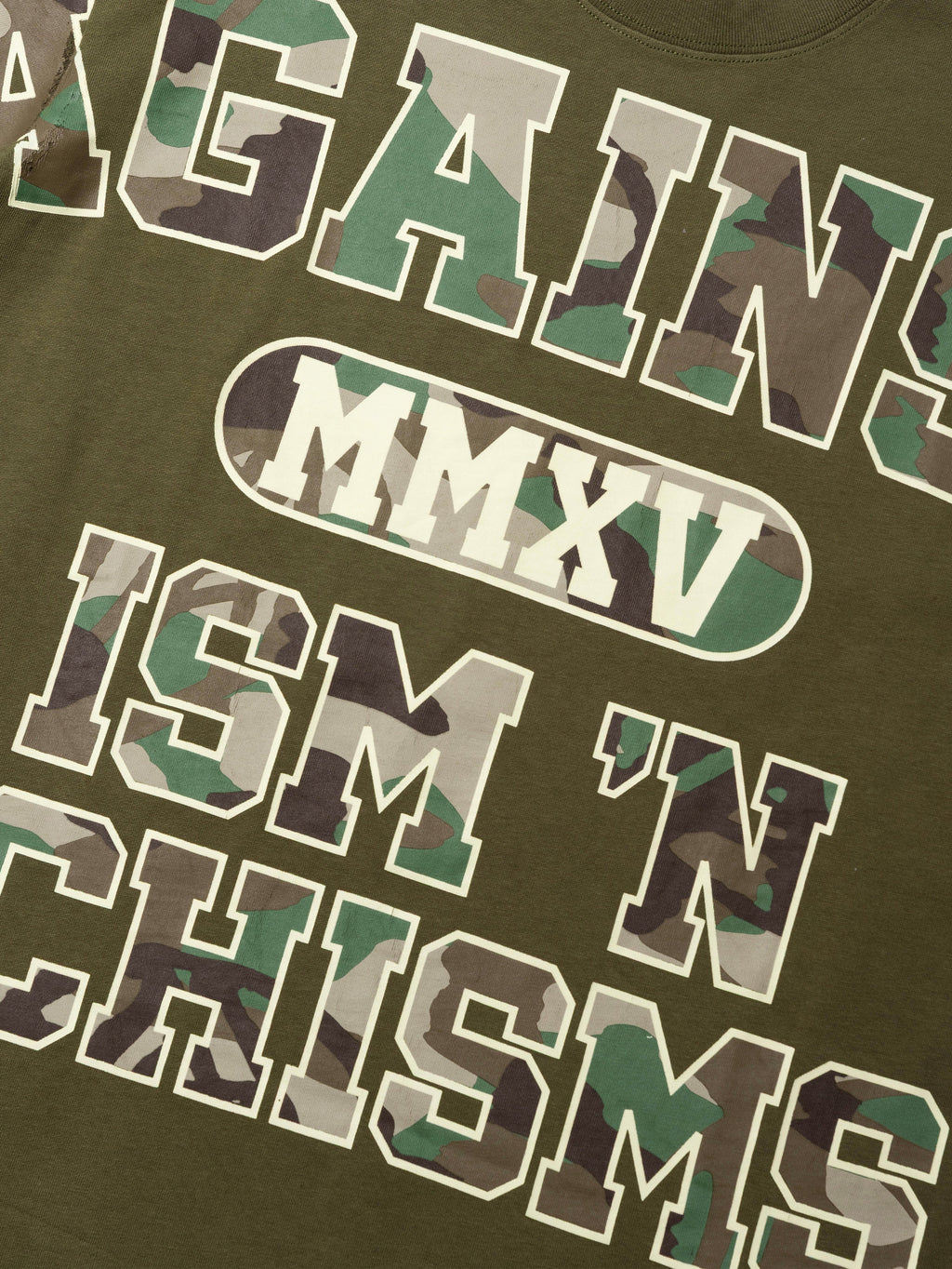ISM AND SCHISM TEE OLIVE