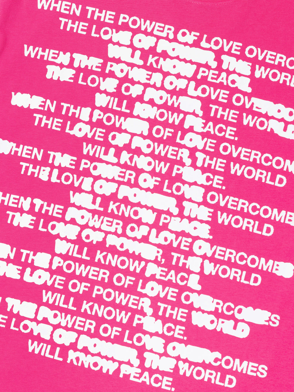 QUOTE BLEED TEE PINK