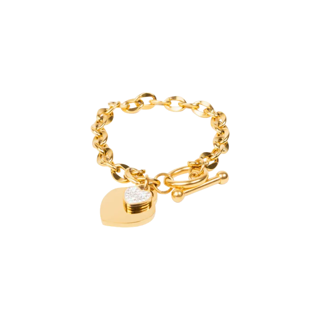HEART LINK BRACELET