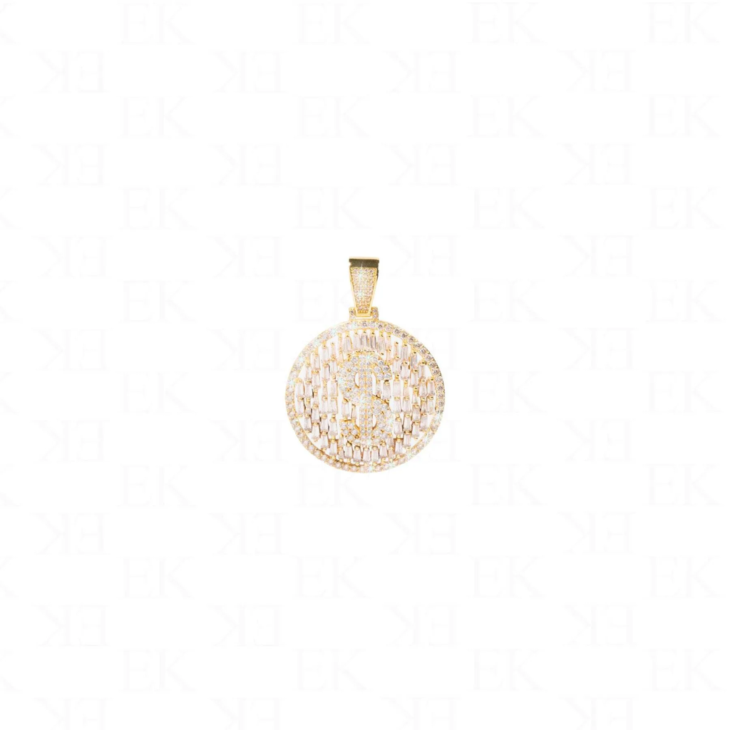 DOLLAR SIGN NECKLACE GOLD