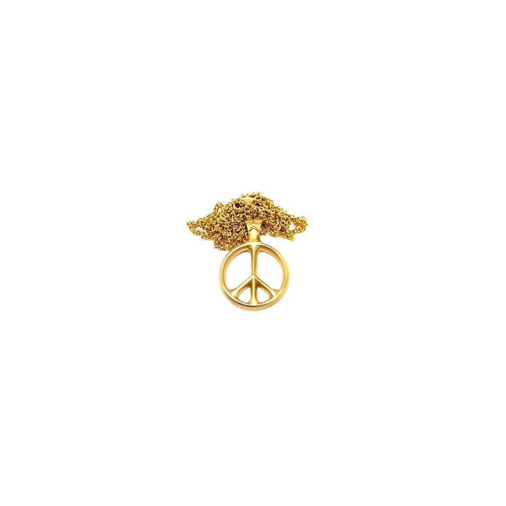 PEACE NECKLACE GOLD