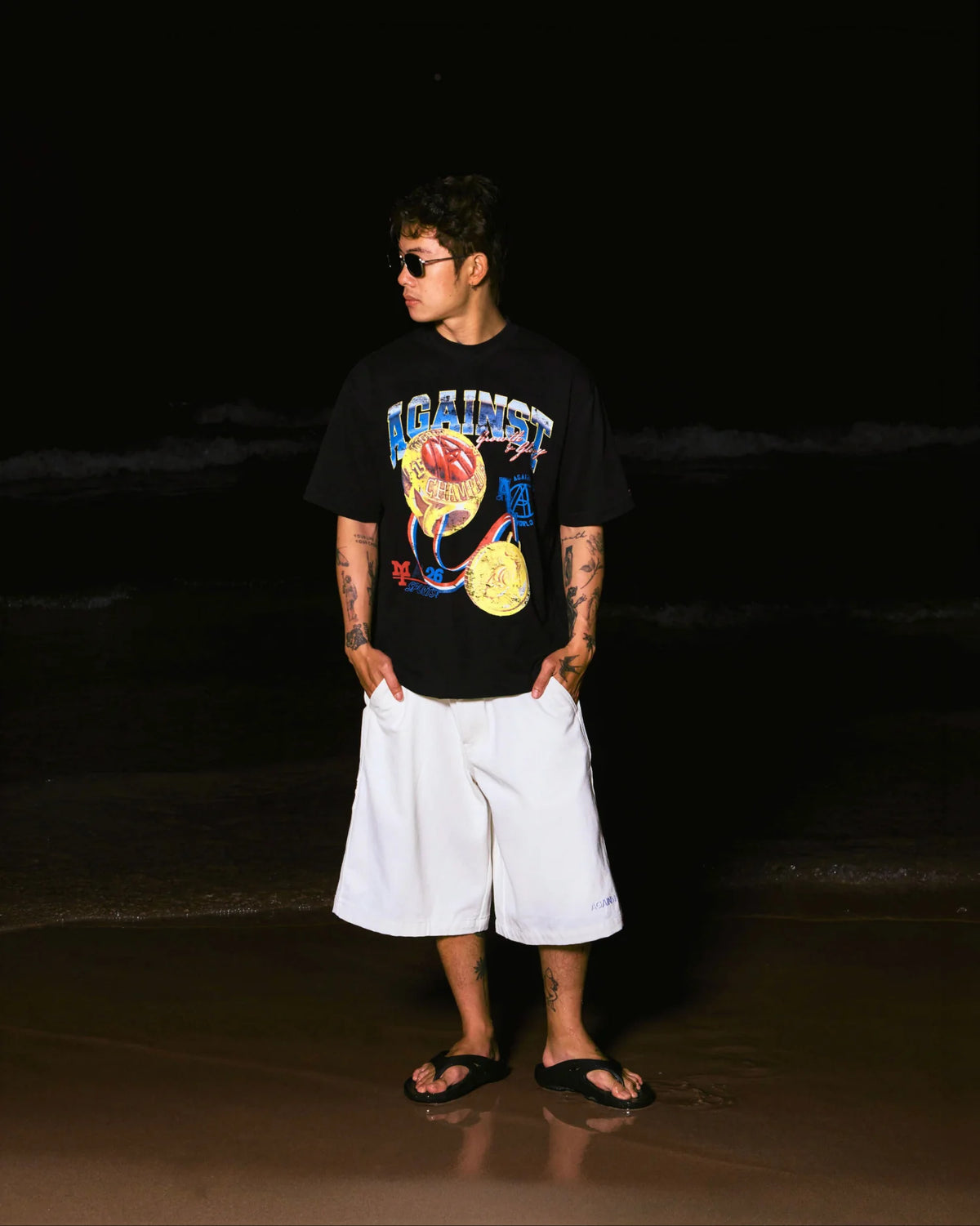 CHAMPION TEE BLACK