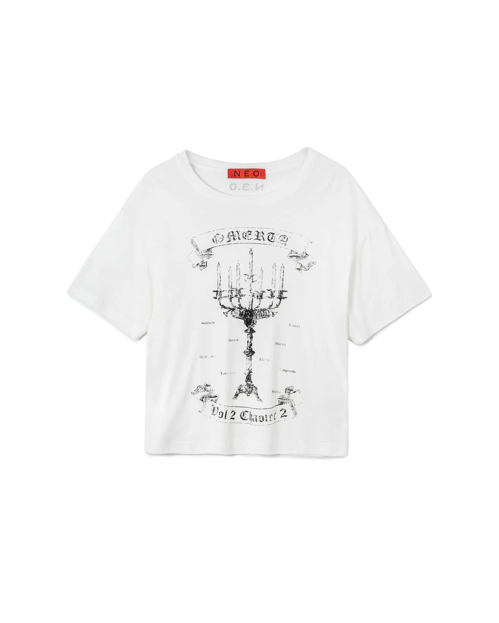 CANDLEBORNE GRAPHIC TEE WHITE
