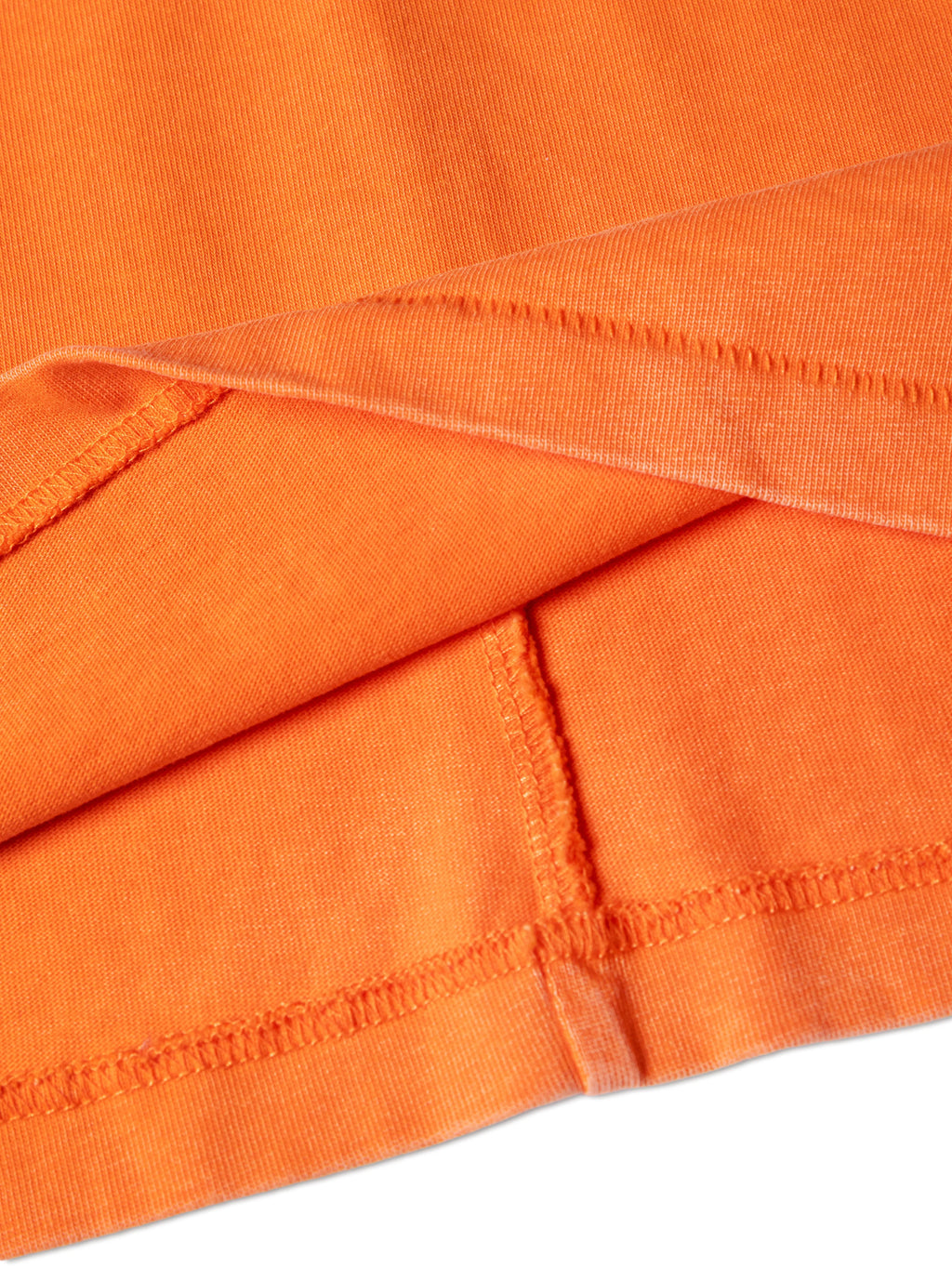 SINGLE STITCH WASHED CROPPED TEE ORANGE