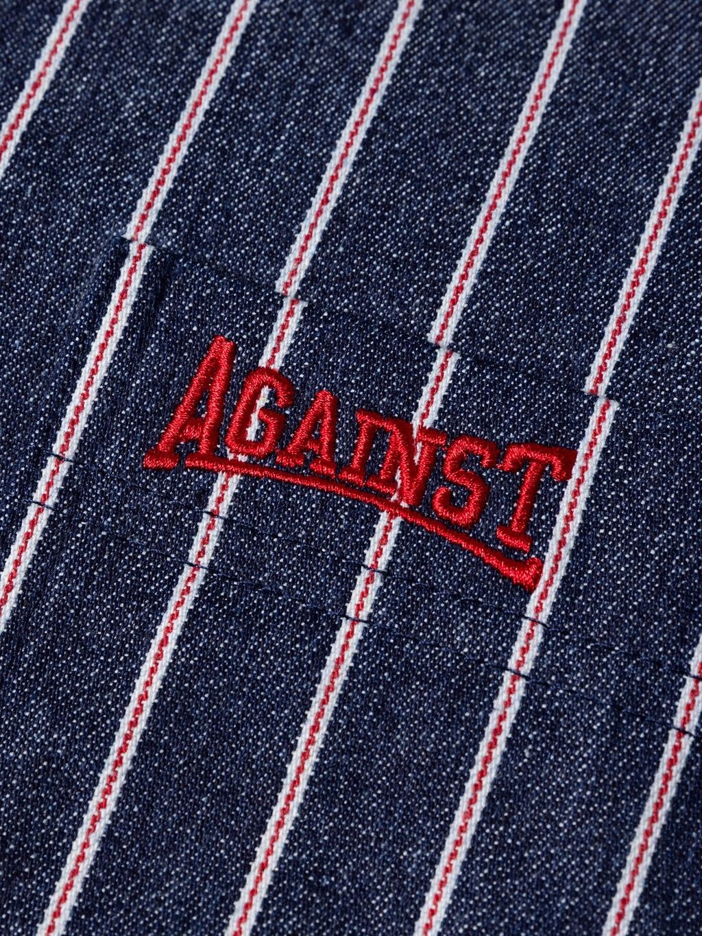 DENIM STRIPE L/S SHIRT