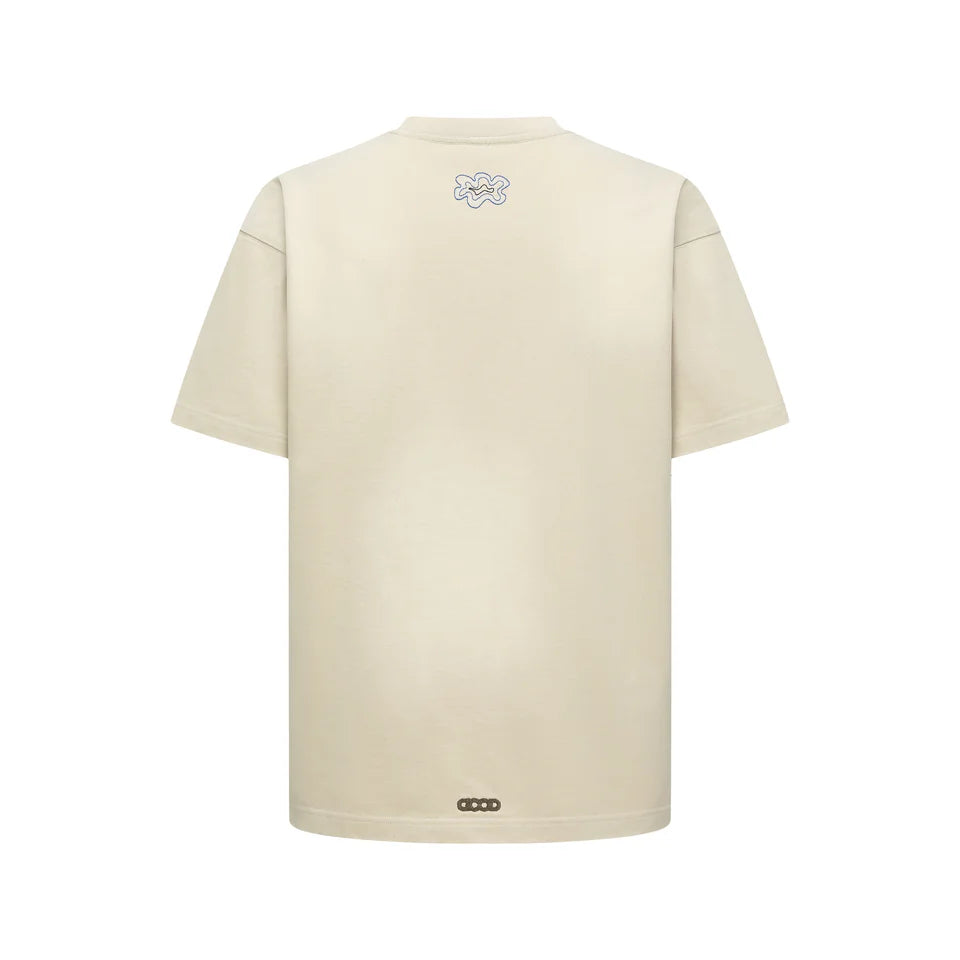FLORAL TROPHY TEE BEIGE